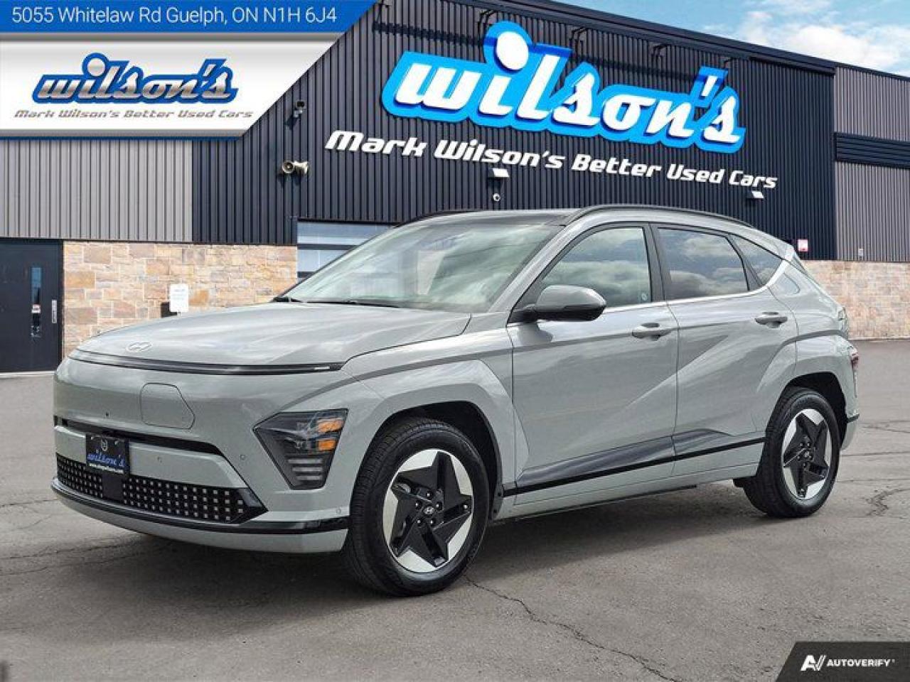 Used 2024 Hyundai KONA Electric Ultimate| Nav | Leather | Sunroof | Heated Steering + Seats | Adaptive Cruise | CarPlay | and More ! for sale in Guelph, ON