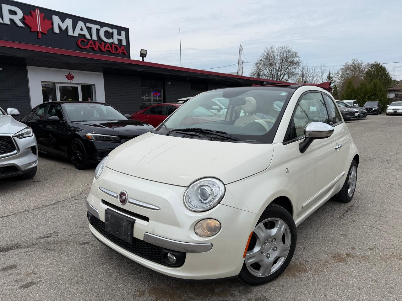 2013 Fiat 500 LOUNGE / CONVERTIBLE / ONE OWNER / NO ACCIDENTS - Photo #2