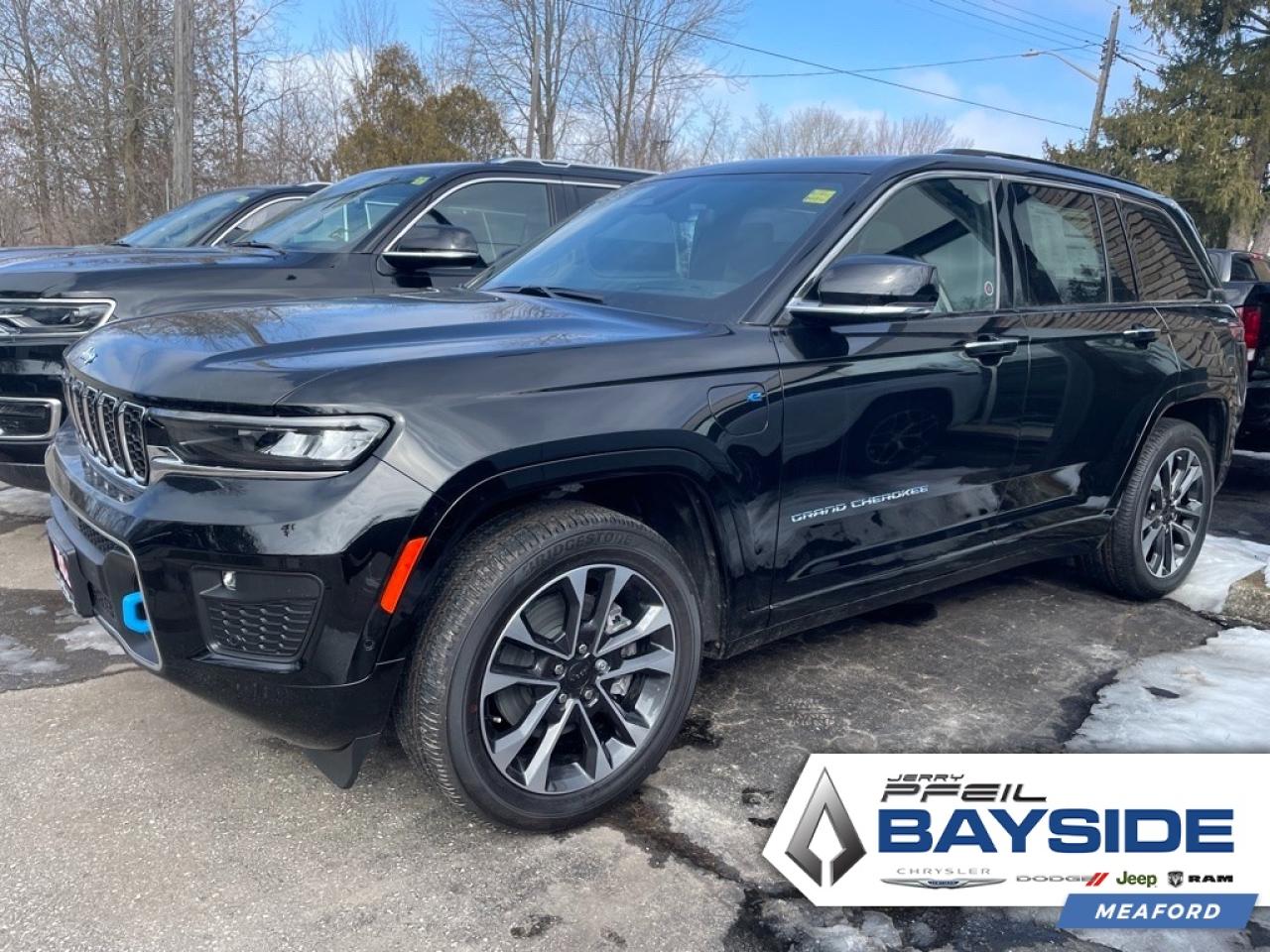 Used 2023 Jeep Grand Cherokee 4xe Overland demo clearance Hybrid for sale in Meaford, ON