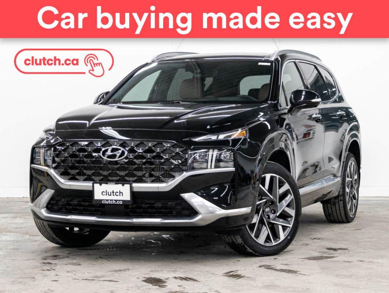 Used 2023 Hyundai Santa Fe Ultimate Calligraphy AWD w/Apple Carplay & Android Auto, Heated Front Seats, Backup Cam for sale in Toronto, ON