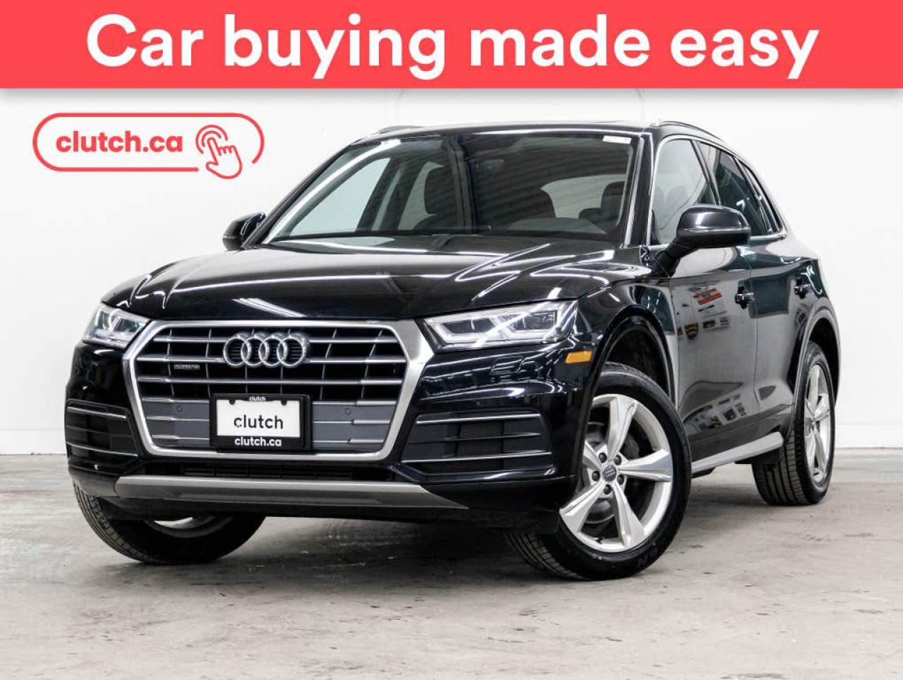 Used 2019 Audi Q5 45 Progressiv AWD w/Apple CarPlay, Heated Front Seats, Rearview Cam for sale in Toronto, ON