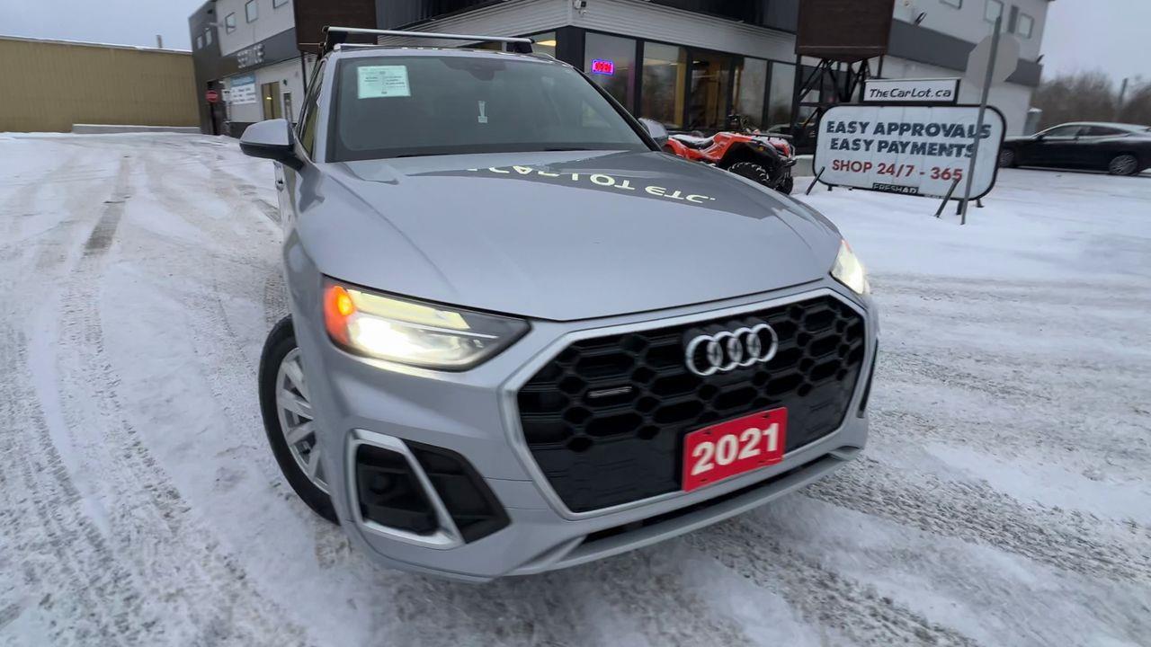 2021 Audi Q5 45 Progressiv HEATED LEATHER SEATS/STEERING WHEEL, MOONROOF, NAV, BACK UP CAM, CRUISE CONTROL!! Photo