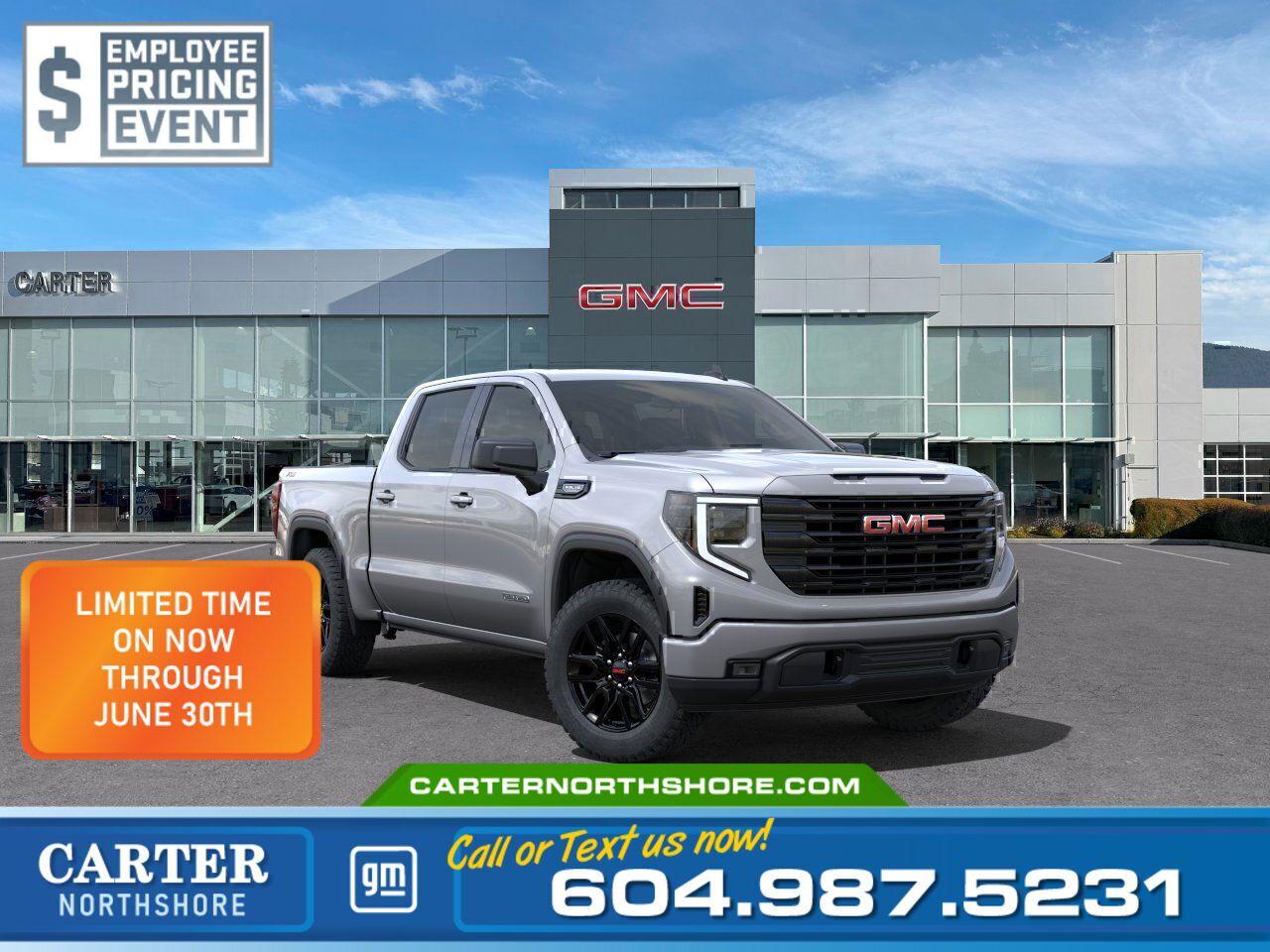 New 2025 GMC Sierra 1500 SHORT BOX CREW CAB 4WD/Elevation for sale in North Vancouver, BC