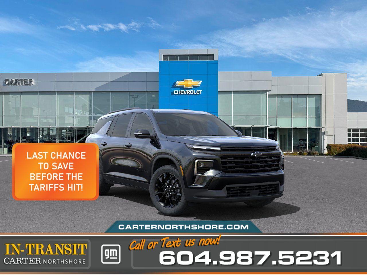 New 2025 Chevrolet Traverse LT Package for sale in North Vancouver, BC