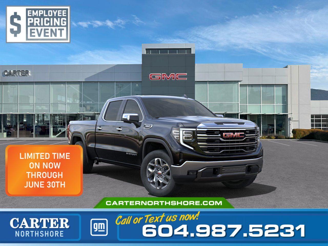 New 2025 GMC Sierra 1500 SLT 4WD | Alum Wheels/Bose Spkrs/HD Cam for sale in North Vancouver, BC