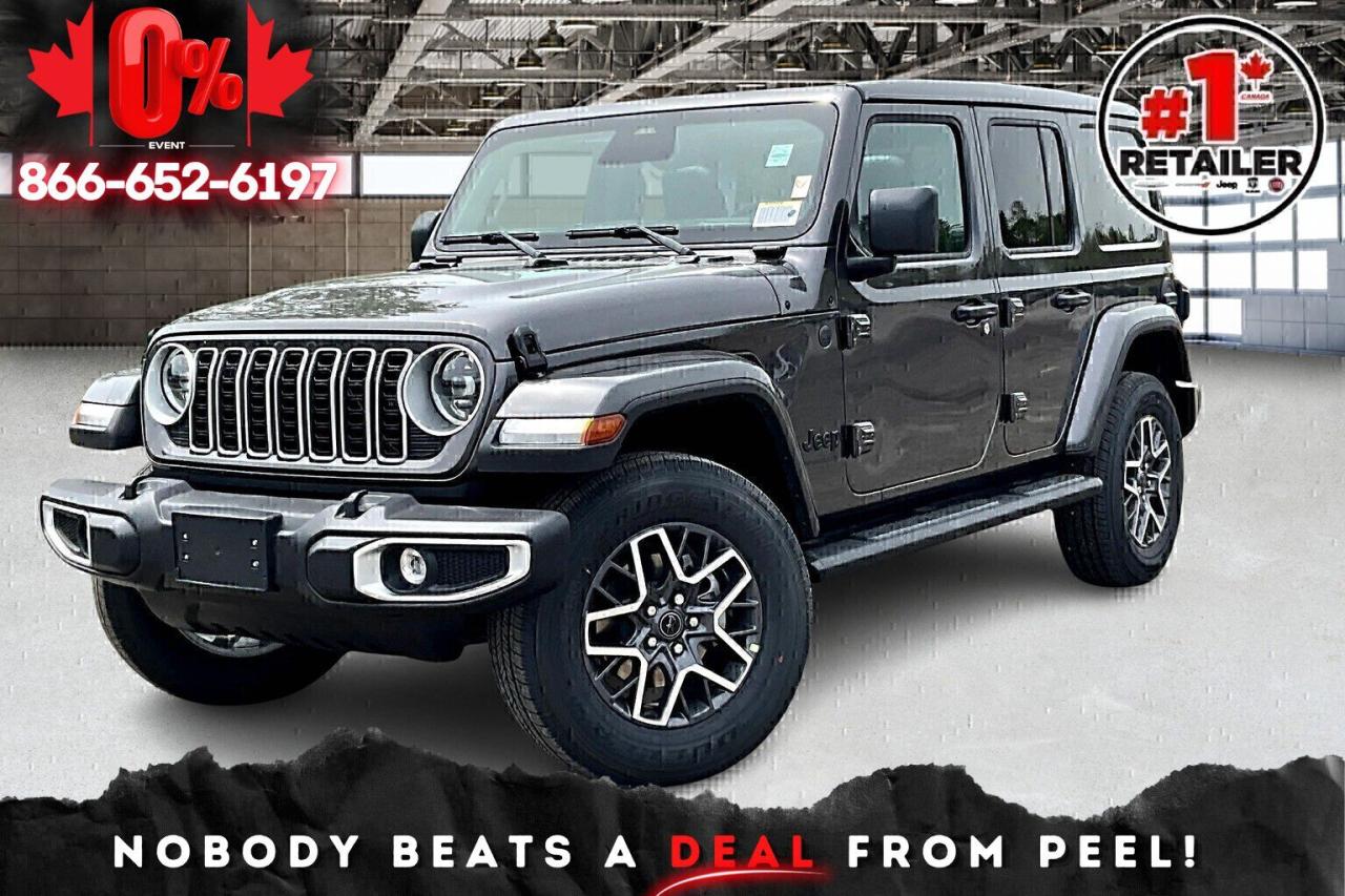 New 2025 Jeep Wrangler SAHARA 4DR | Sky Top | Leather | Safety&Tech Grp for sale in Mississauga, ON