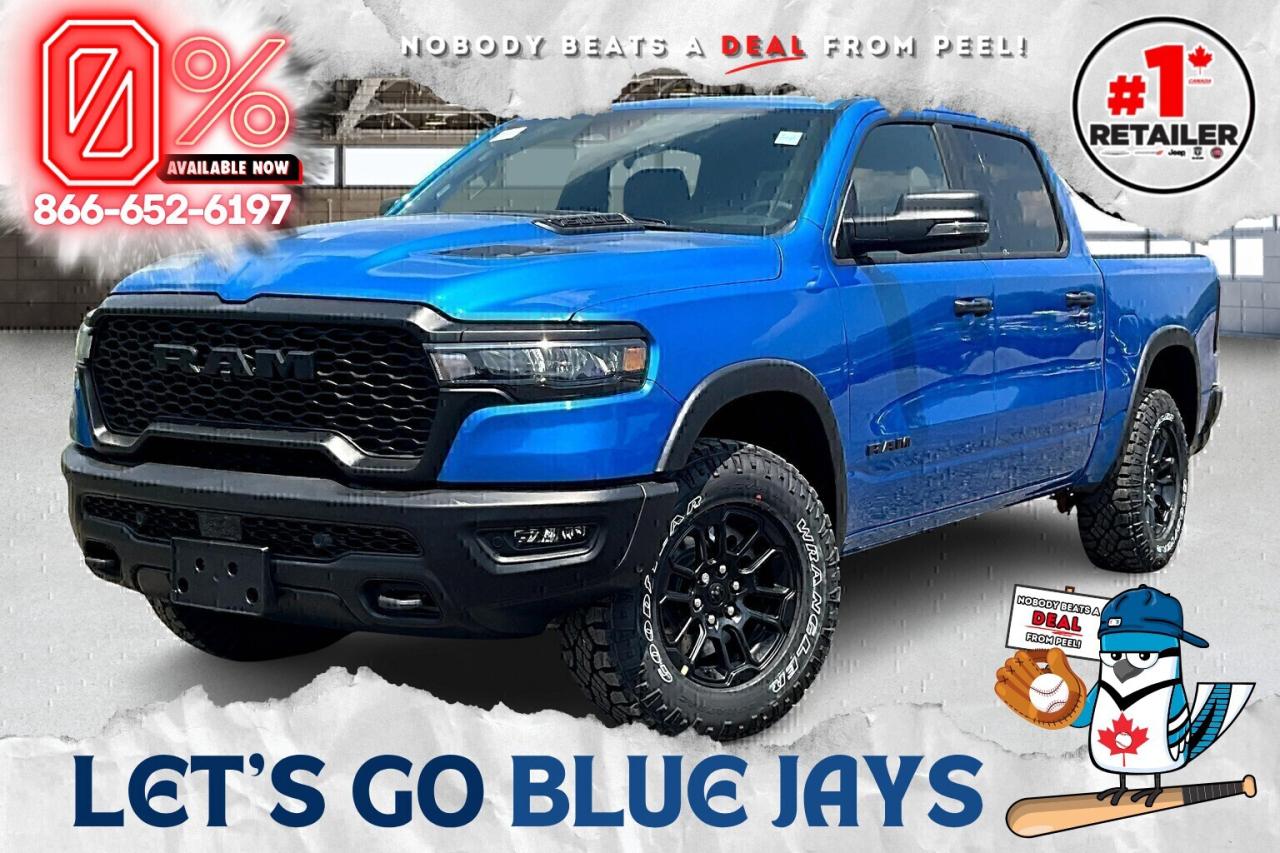 New 2025 RAM 1500 REBEL CREW | LEVEL 1 EQUIP | 3.0L HURRICANE | 4X4 for sale in Mississauga, ON