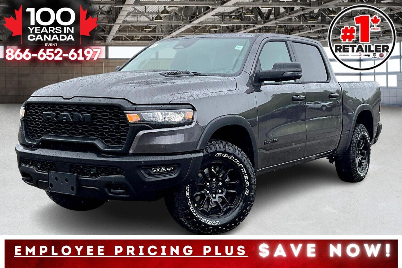 New 2025 RAM 1500 REBEL CREW | LEVEL 1 EQUIP | 3.0L HURRICANE | 4X4 for sale in Mississauga, ON