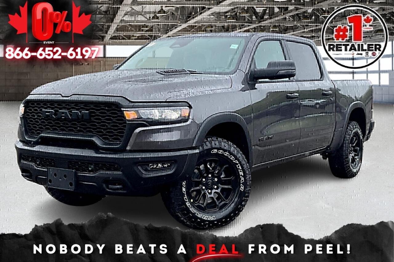 New 2025 RAM 1500 REBEL CREW | LEVEL 1 EQUIP | 3.0L HURRICANE | 4X4 for sale in Mississauga, ON