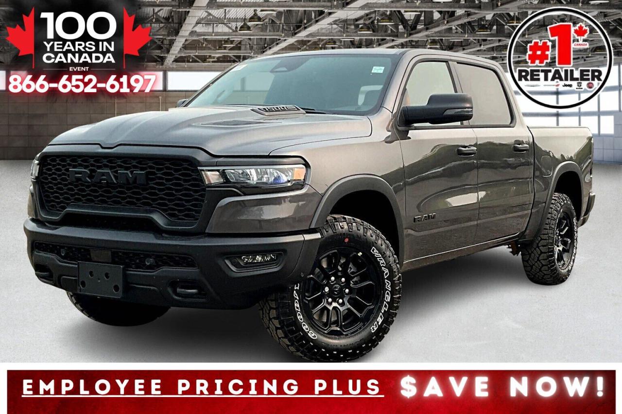 New 2025 RAM 1500 REBEL CREW | Sport Hood | Htd Seats | Starter for sale in Mississauga, ON