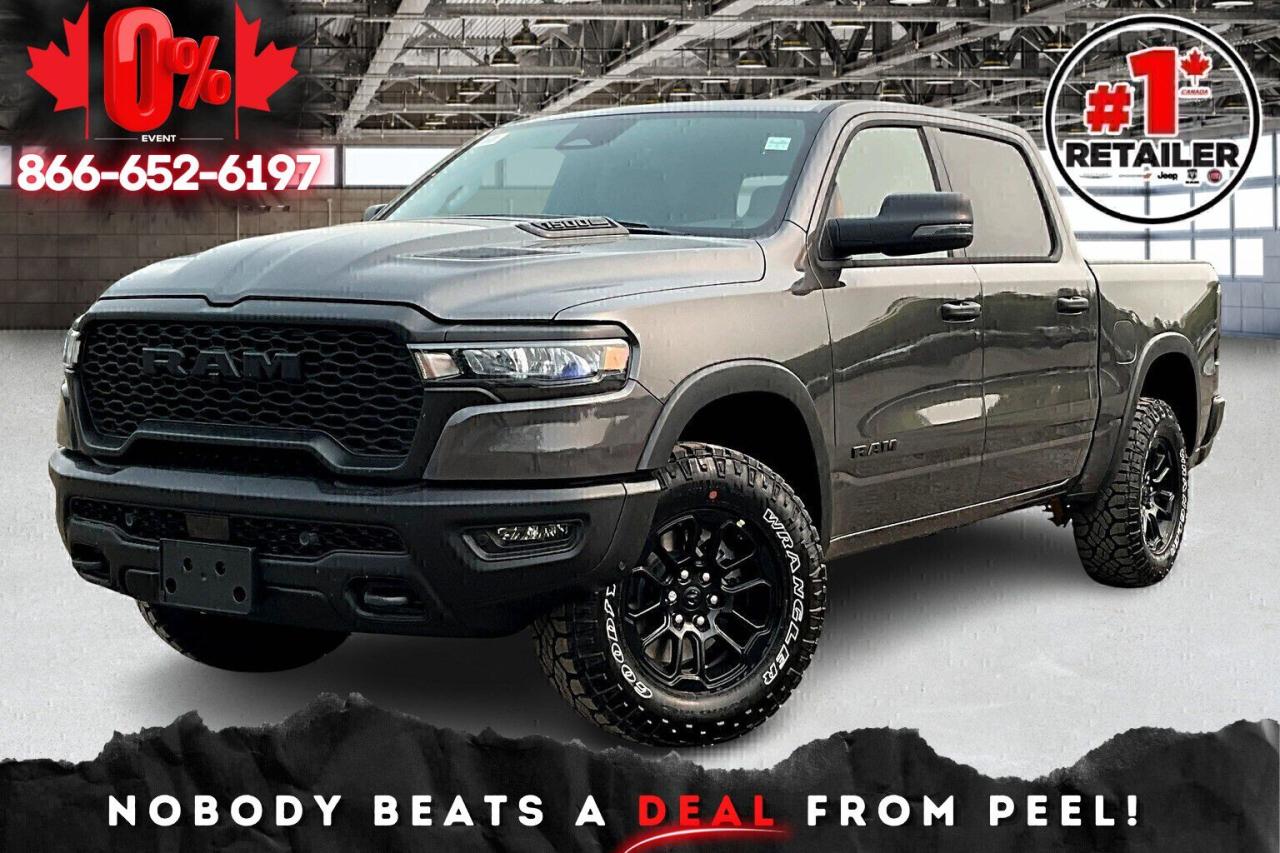 New 2025 RAM 1500 REBEL CREW | Sport Hood | Htd Seats | Starter for sale in Mississauga, ON