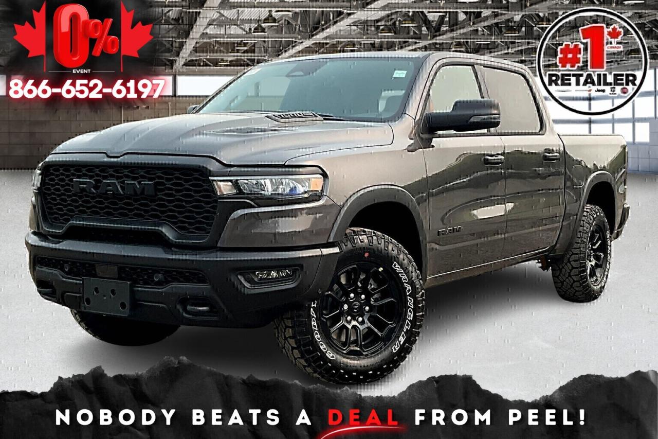 New 2025 RAM 1500 REBEL CREW | Sport Hood | Htd Seats | Starter for sale in Mississauga, ON