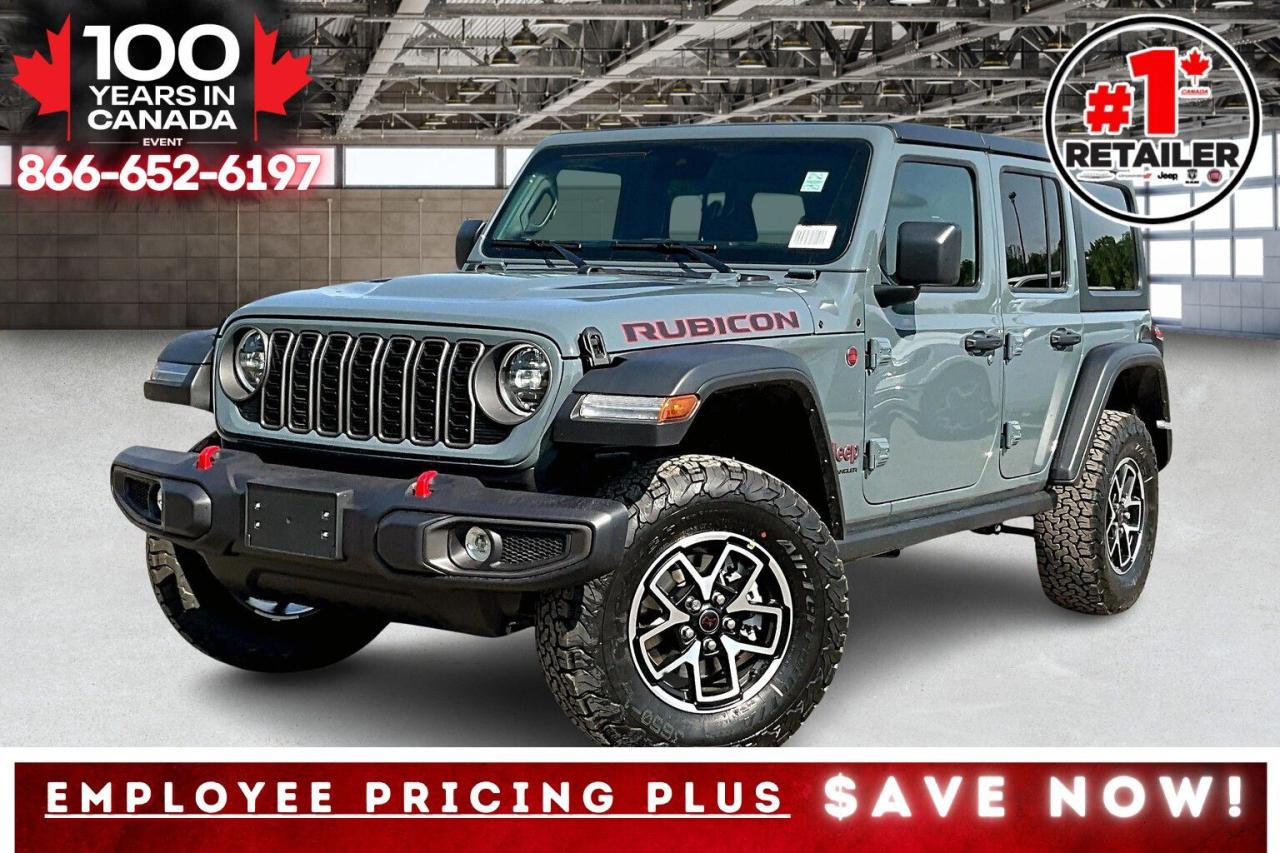 New 2025 Jeep Wrangler RUBICON 4DR | Hardtop | Conv Group | V6 for sale in Mississauga, ON