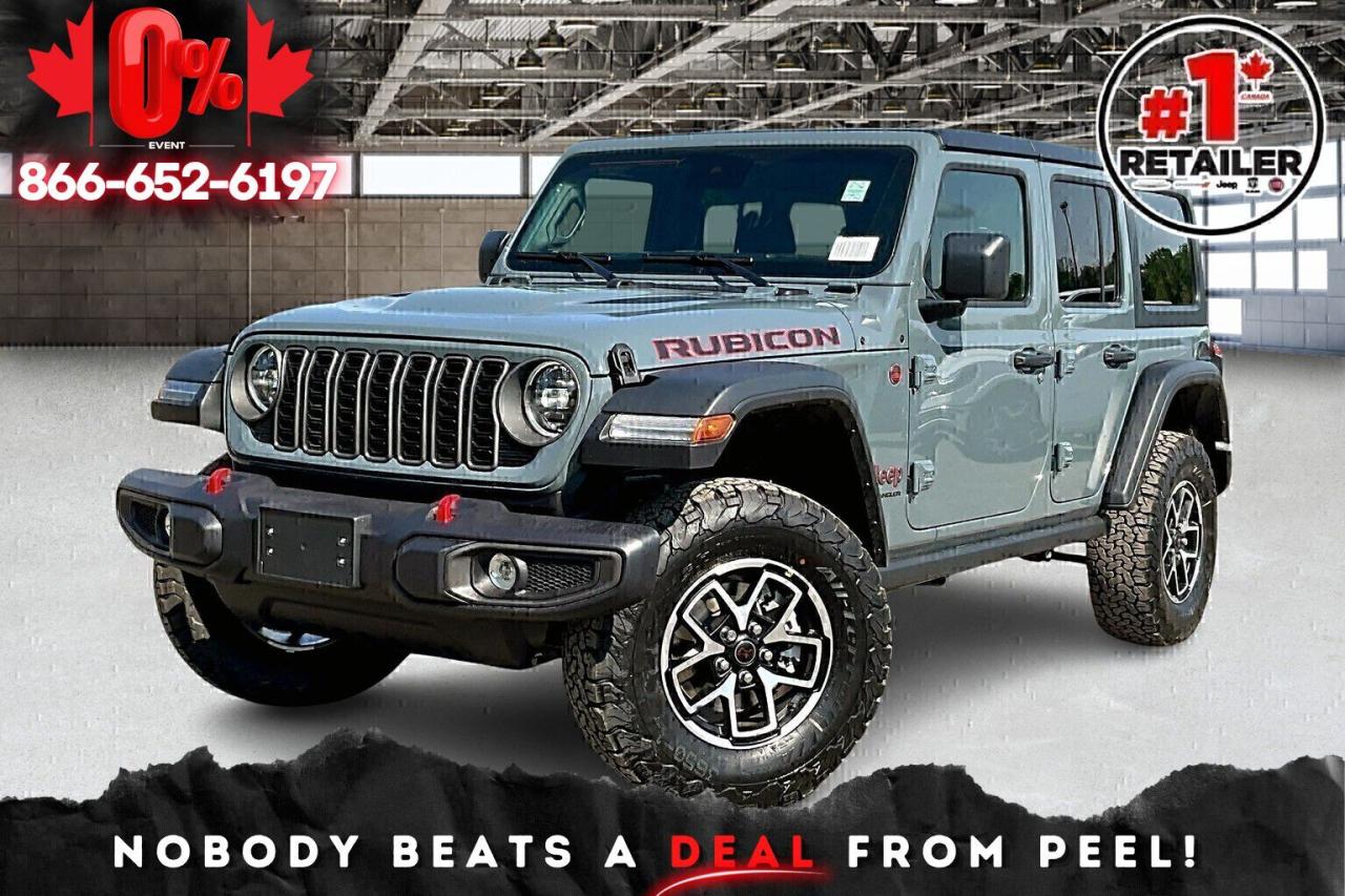 New 2025 Jeep Wrangler RUBICON 4DR | Hardtop | Conv Group | V6 for sale in Mississauga, ON