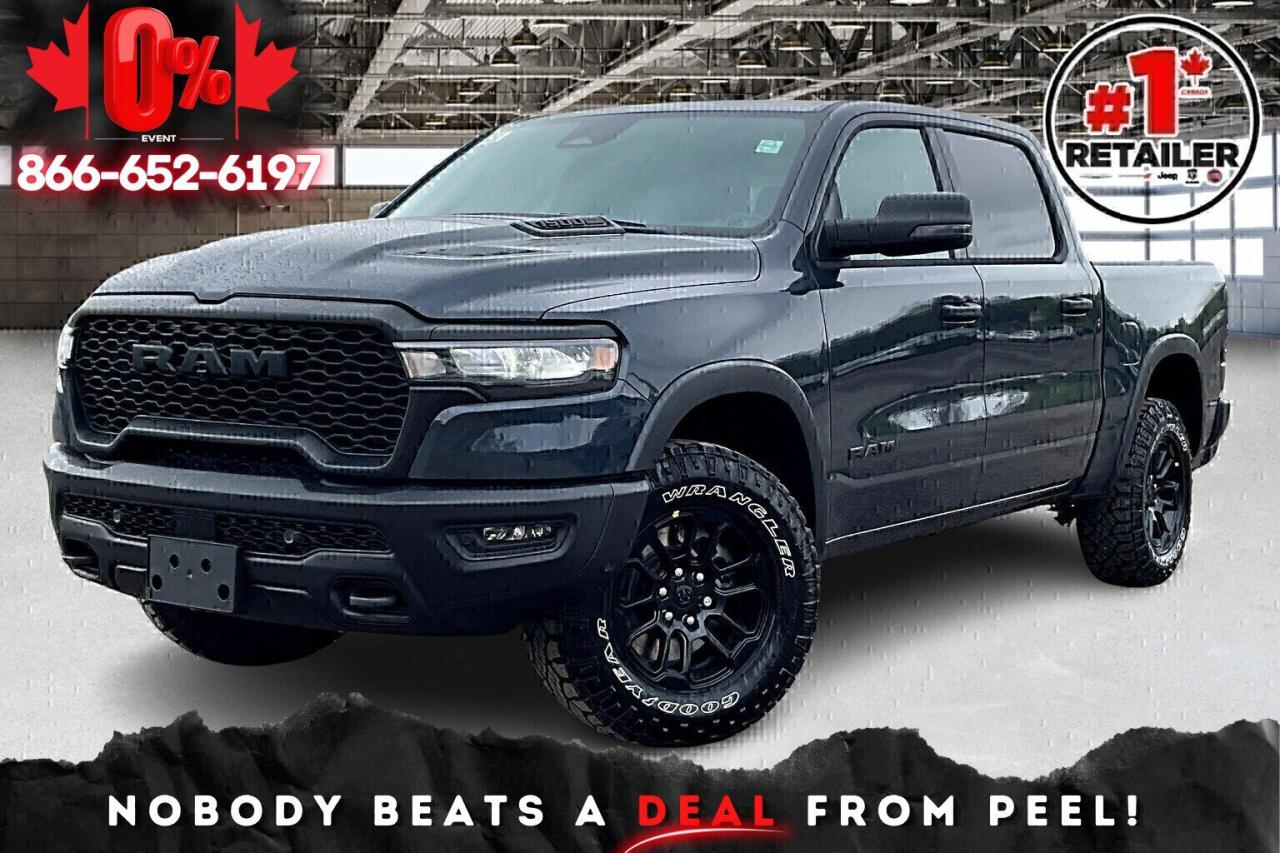 New 2025 RAM 1500 REBEL CREW | Sport Hood | Htd Seats | Starter for sale in Mississauga, ON