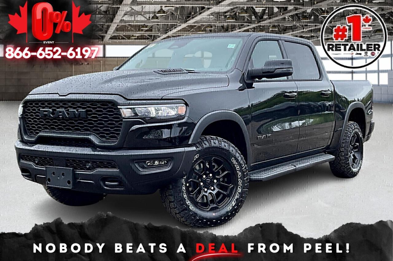 New 2025 RAM 1500 REBEL CREW | Pano Roof | Adv Safety 2 | Leather | for sale in Mississauga, ON
