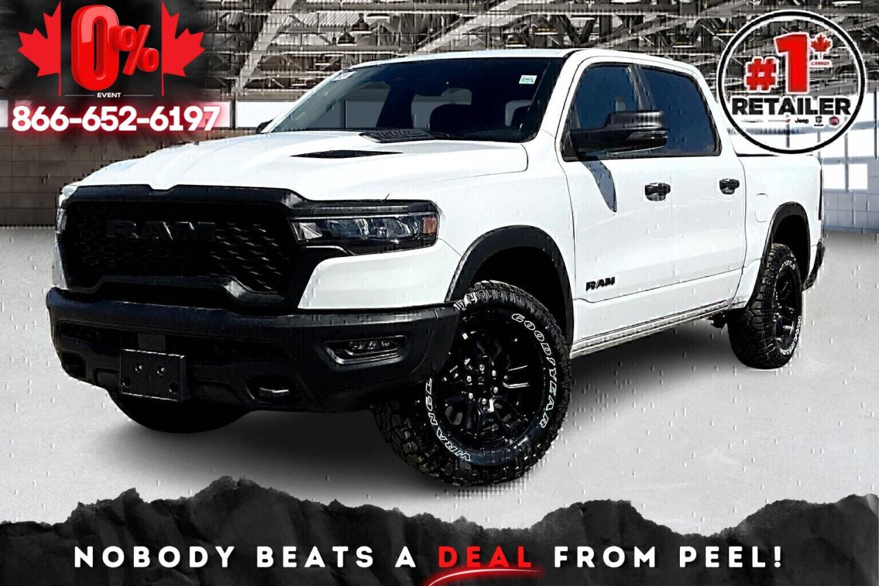 New 2025 RAM 1500 REBEL CREW | Sport Hood | Htd Seats | Starter for sale in Mississauga, ON