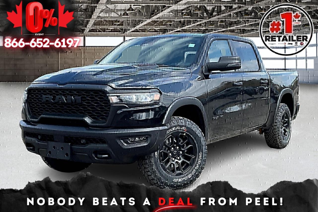 New 2025 RAM 1500 REBEL CREW | LEVEL 1 EQUIP | 3.0L HURRICANE | 4X4 for sale in Mississauga, ON