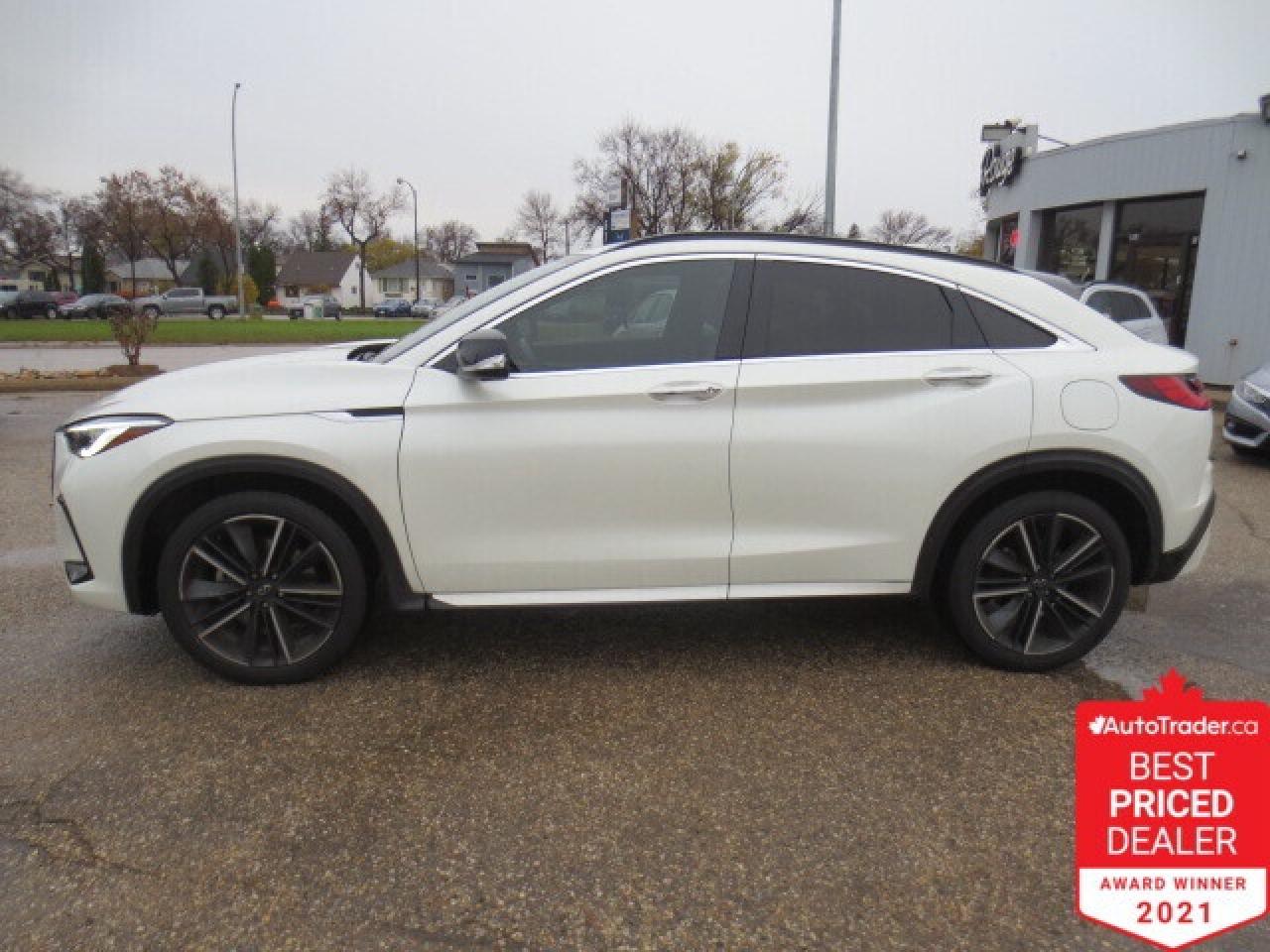 Only 46,000 Km, Balance of Infiniti Warranty, AWD, Leather, Heated Seats, Navigation, Heated Steering Wheel, Sunroof, Factory Remote Start, Rear Camera, Bluetooth, Satellite Radio, Steering Wheel Controls, A/C, Tilt, Cruise, Loaded, Keyless Entry, Much more,

Family Owned and Operated Celebrating Over 40 Years of Business, NO FEES (tax not included)

Dealer Permit # 4273