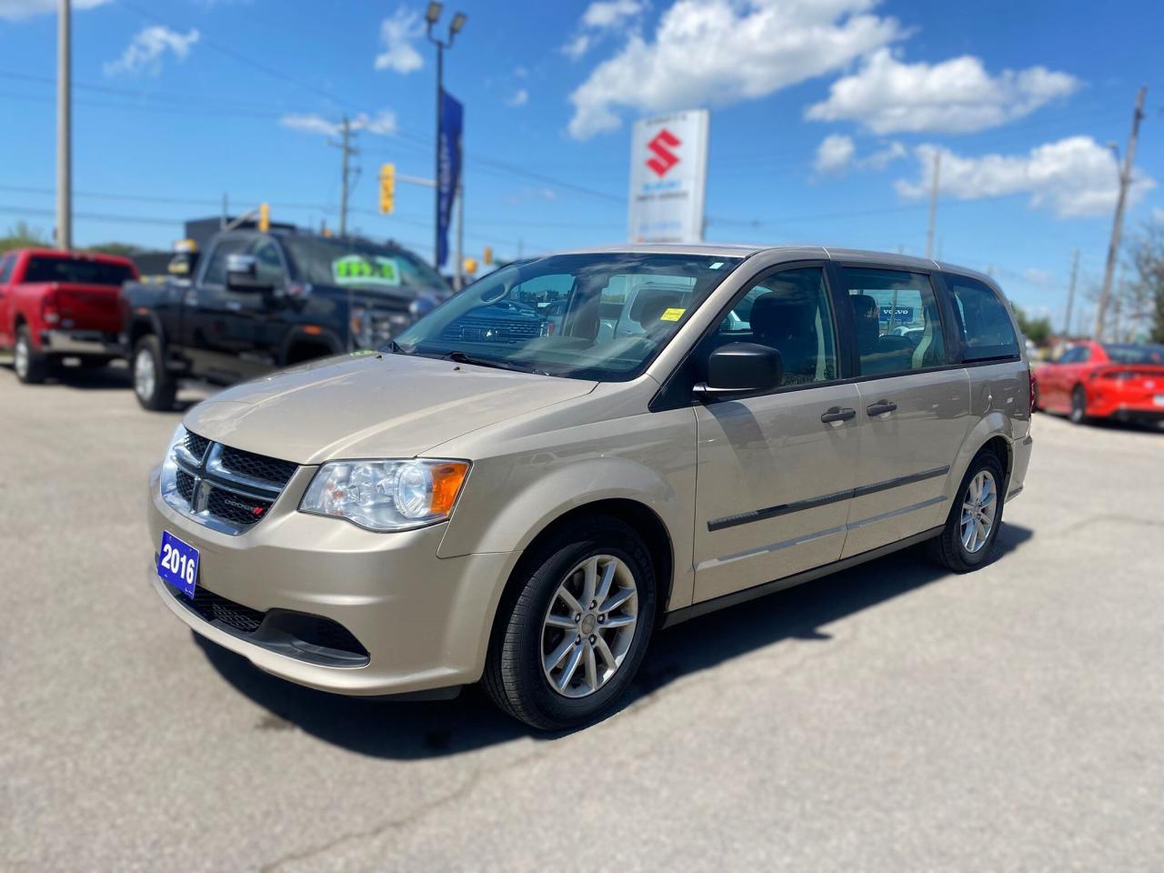 The 2016 Dodge Grand Caravan with the 3.6L V6 engine is a versatile and family-friendly minivan designed for comfort and practicality. Powered by a 3.6L Pentastar V6 engine producing 283 horsepower and 260 lb-ft of torque, its paired with a six-speed automatic transmission and front-wheel drive, offering a fuel economy of approximately 11.8 L/100 km combined. The Grand Caravan features a functional exterior with dual sliding doors, a power liftgate, and 17-inch alloy wheels in higher trims. Inside, it provides seating for seven with Stow n Go second- and third-row seats, Bluetooth, and a four-speaker audio system. Safety includes a rearview camera, seven airbags, and electronic stability control. With 934 L of cargo space behind the third row (expandable to 4072 L with seats stowed), the 2016 Grand Caravan 3.6L delivers ample space, flexible storage, and reliable performance for family road trips and daily commutes.

G. D. Coates - The Original Used Car Superstore!
 
  Our Financing: We have financing for everyone regardless of your history. We have been helping people rebuild their credit since 1973 and can get you approvals other dealers cant. Our credit specialists will work closely with you to get you the approval and vehicle that is right for you. Come see for yourself why were known as The Home of The Credit Rebuilders!
 
  Our Warranty: G. D. Coates Used Car Superstore offers fully insured warranty plans catered to each customers individual needs. Terms are available from 3 months to 7 years and because our customers come from all over, the coverage is valid anywhere in North America.
 
  Parts & Service: We have a large eleven bay service department that services most makes and models. Our service department also includes a cleanup department for complete detailing and free shuttle service. We service what we sell! We sell and install all makes of new and used tires. Summer, winter, performance, all-season, all-terrain and more! Dress up your new car, truck, minivan or SUV before you take delivery! We carry accessories for all makes and models from hundreds of suppliers. Trailer hitches, tonneau covers, step bars, bug guards, vent visors, chrome trim, LED light kits, performance chips, leveling kits, and more! We also carry aftermarket aluminum rims for most makes and models.
 
  Our Story: Family owned and operated since 1973, we have earned a reputation for the best selection, the best reconditioned vehicles, the best financing options and the best customer service! We are a full service dealership with a massive inventory of used cars, trucks, minivans and SUVs. Chrysler, Dodge, Jeep, Ford, Lincoln, Chevrolet, GMC, Buick, Pontiac, Saturn, Cadillac, Honda, Toyota, Kia, Hyundai, Subaru, Suzuki, Volkswagen - Weve Got Em! Come see for yourself why G. D. Coates Used Car Superstore was voted Barries Best Used Car Dealership!