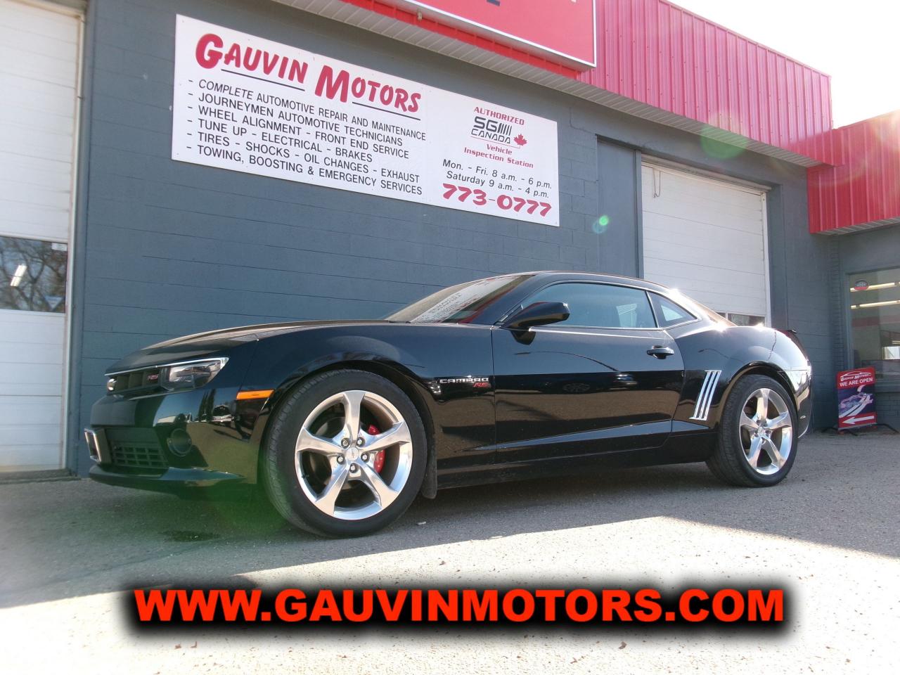 Used 2015 Chevrolet Camaro 2LT RS Pkg, Leather, Sunroof, Heads-Up Display for sale in Swift Current, SK