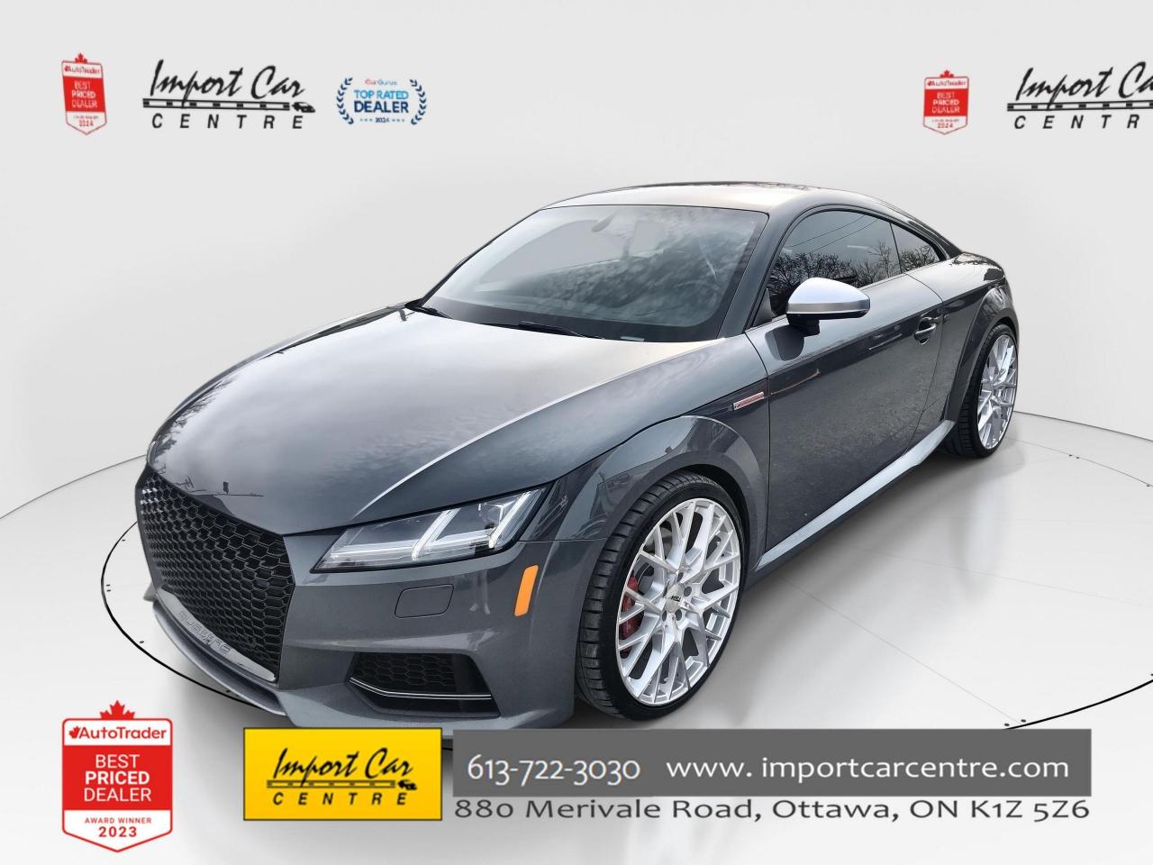 Used 2017 Audi TTS 2.0T TTS!!  DIAMOND LEATHER, NAVI, 20 TSW ALLOYS, for sale in Ottawa, ON
