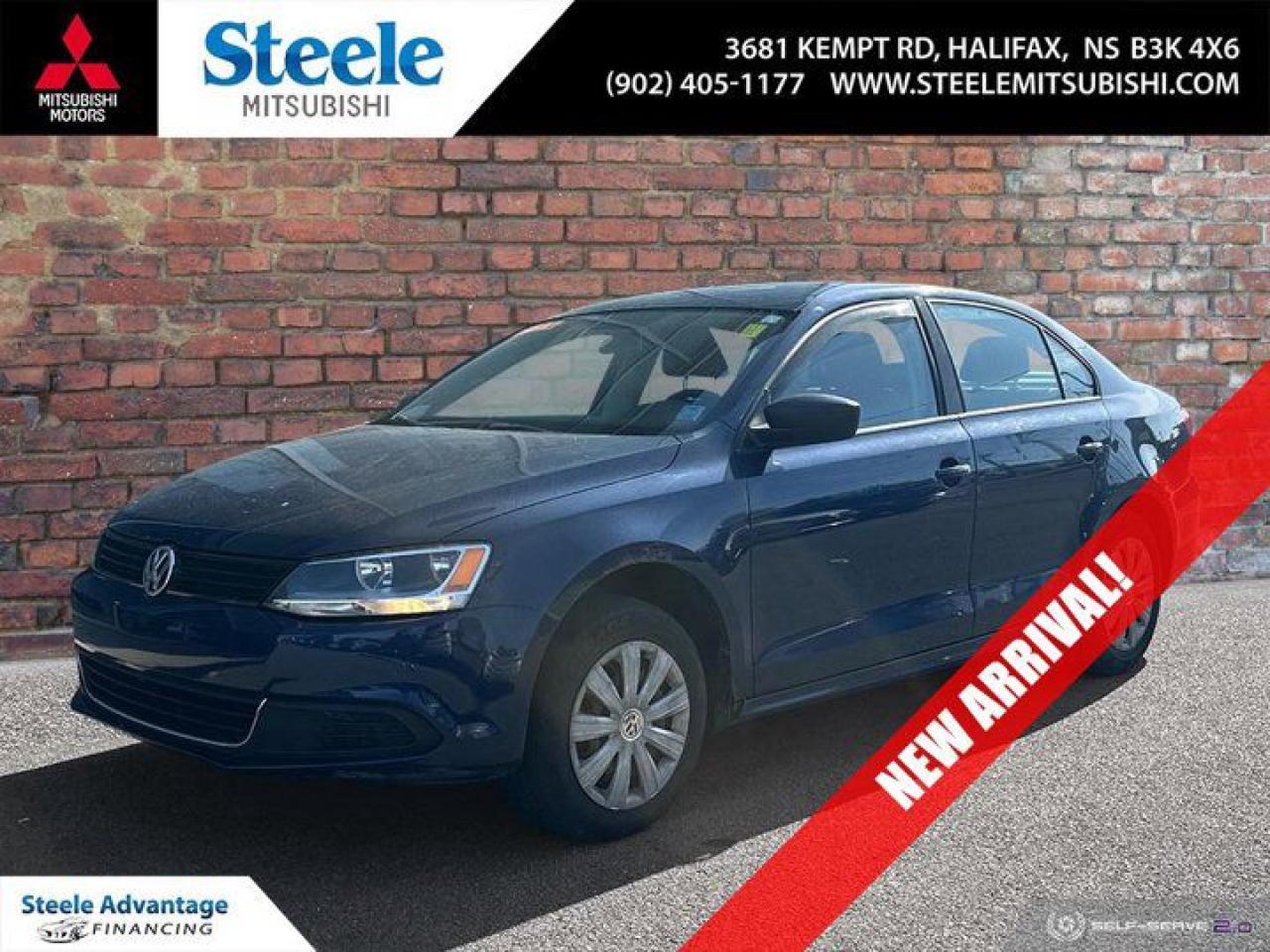Recent Arrival! AS IS 2011 Volkswagen Jetta 2.0L Trendline Plus Cloth.Blue 2011 Volkswagen Jetta 2.0L Trendline Plus FWD 5-Speed Manual 2.0L 4-Cylinder MPISteele Mitsubishi has the largest and most diverse selection of preowned vehicles in HRM. Buy with confidence, knowing we use fair market pricing guaranteeing the absolute best value in all of our pre owned inventory!Steele Auto Group is one of the most diversified group of automobile dealerships in Canada, with 60 dealerships selling 29 brands and an employee base of well over 2300. Sales are up over last year and our plan going forward is to expand further into Atlantic Canada and the United States furthering our commitment to our Canadian customers as well as welcoming our new customers in the USA.Reviews:* Owners typically report pleasing performance and fuel economy on most models, a refined and quiet powertrain, generous trunk space, and a comfortable and athletic driving feel. The xenon lighting system and Fender stereo are feature-content favourites. Notably, many owners say the Jettas perceivable feeling of solid quality helped make their purchase decision easy. Source: autoTRADER.ca