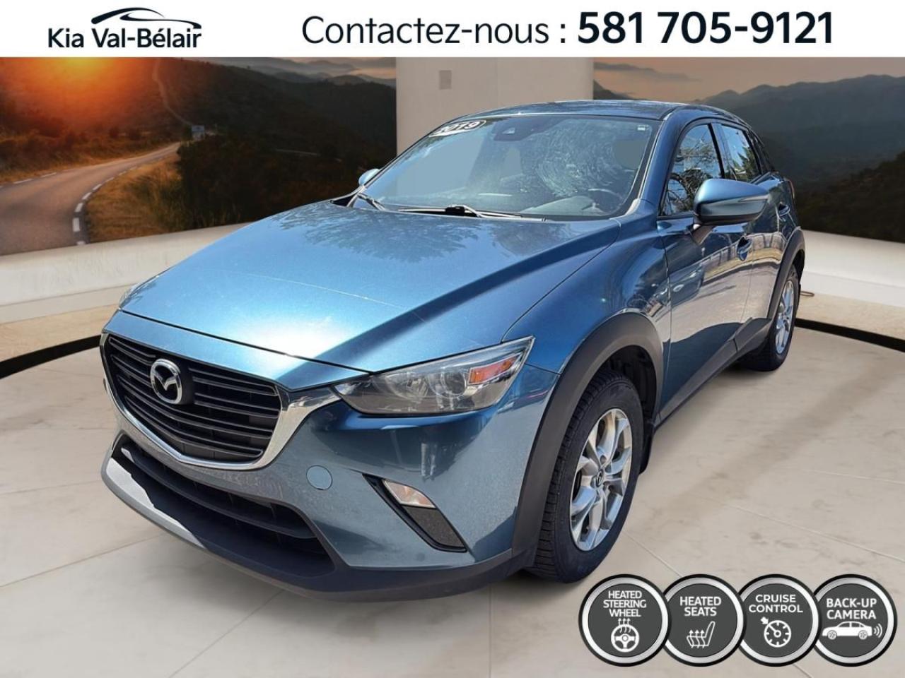 Used 2019 Mazda CX-3 GS * AWD * CAMÉRA * SIÈGES CHAUFF * CRUISE * A/C * for sale in Québec, QC