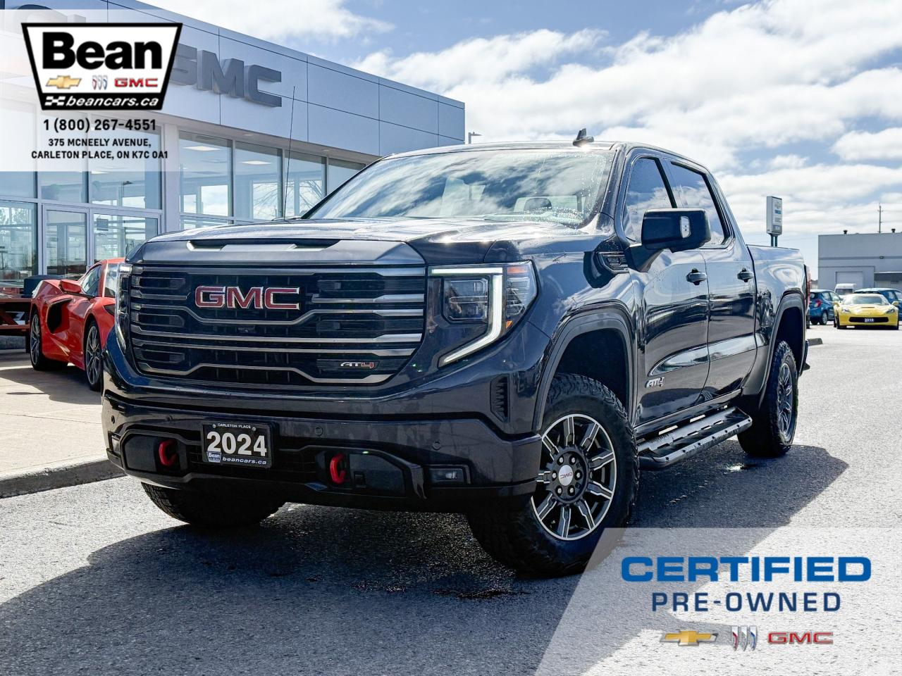 Used 2024 GMC Sierra 1500 AT4 3.0L DURAMAX DIESEL, for sale in Carleton Place, ON