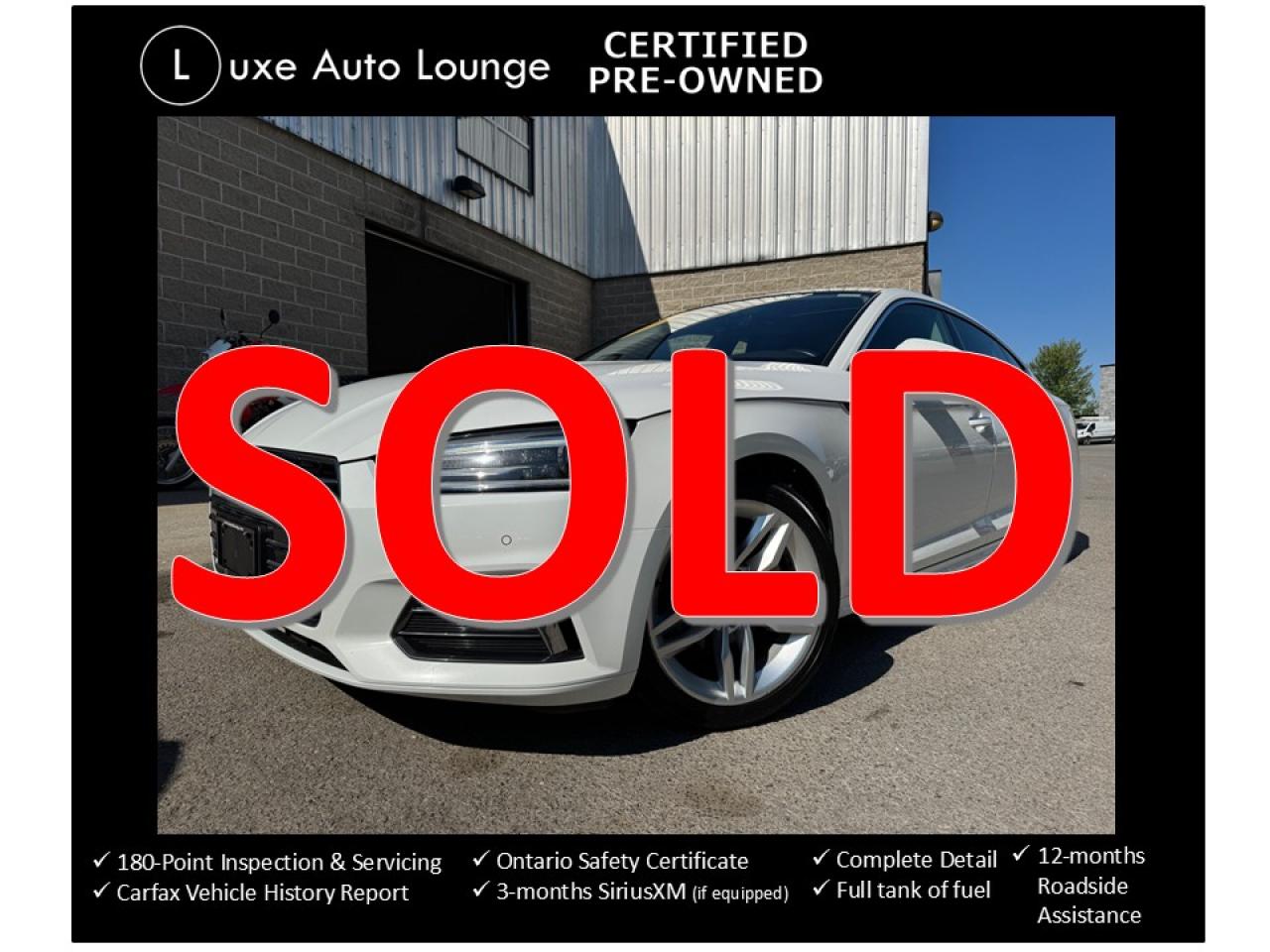 Used 2019 Audi A5 A5 SPORTBACK, AWD, CONVENIENCE PKG, SUNROOF! for sale in Orleans, ON