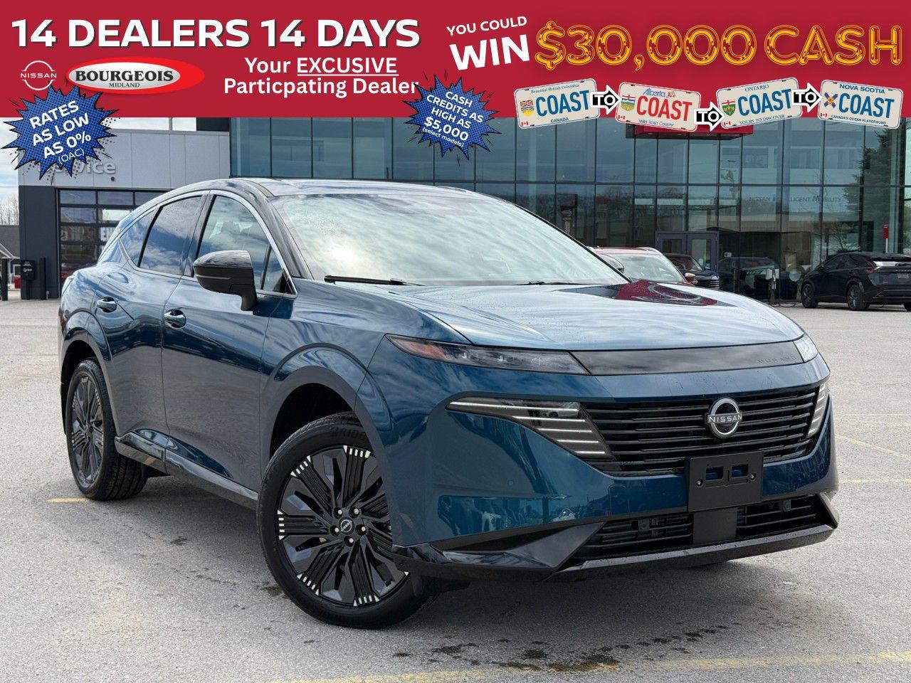 New 2025 Nissan Murano AWD PLATINUM for sale in Midland, ON