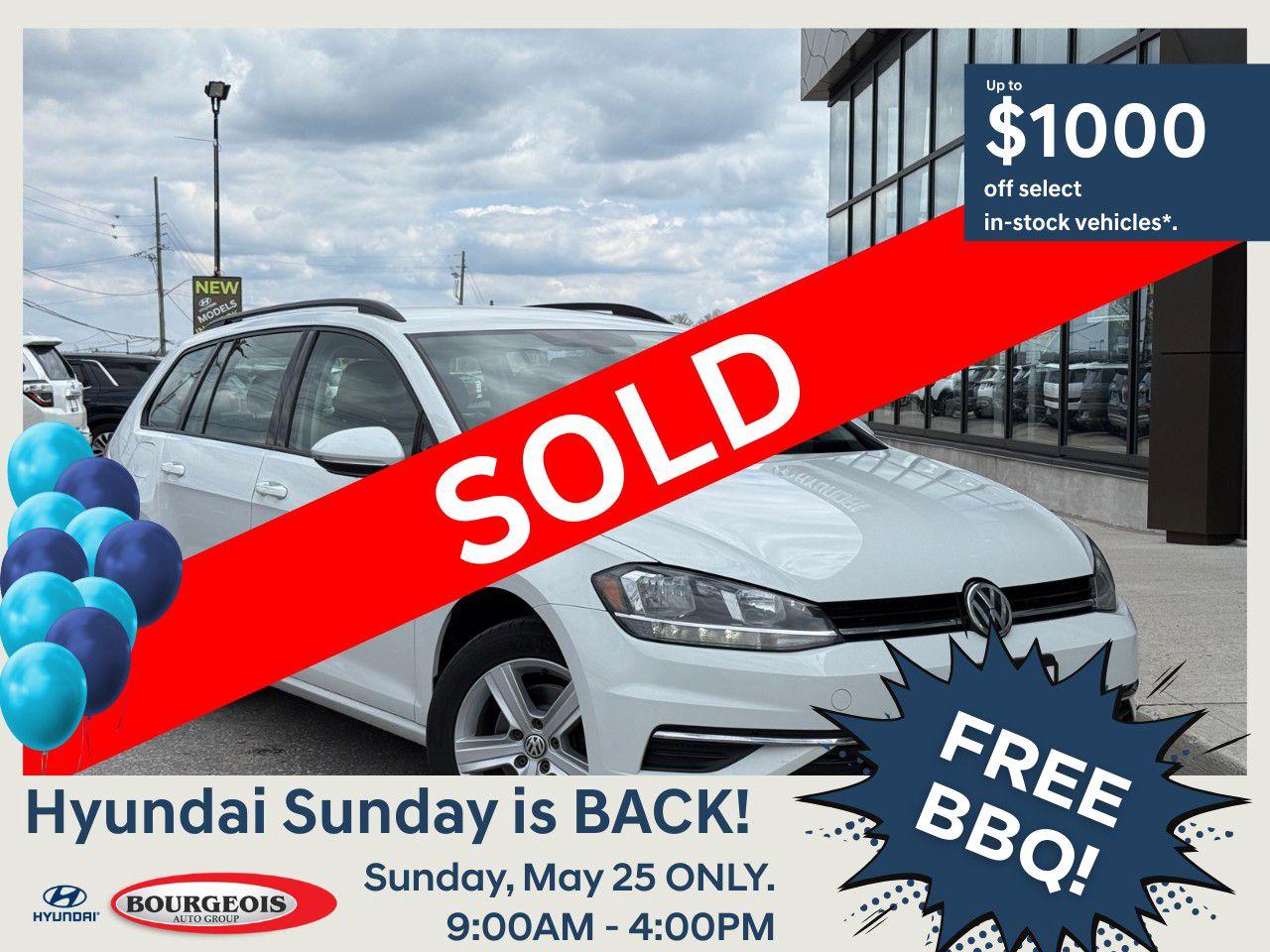 Used 2019 Volkswagen Golf Sportwagen Comfortline DSG 4MOTION for sale in Midland, ON