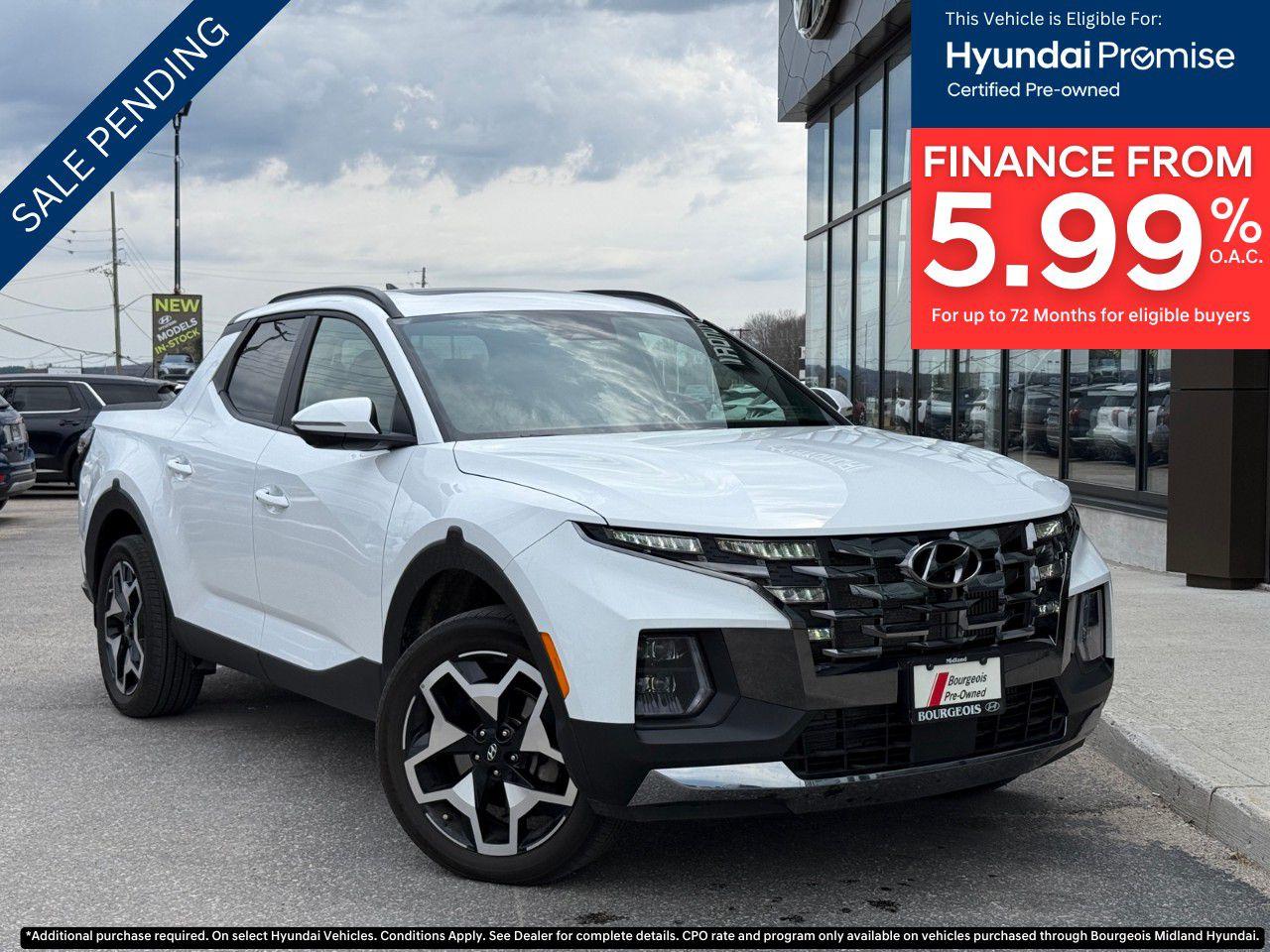 Used 2022 Hyundai Santa Cruz Ultimate AWD for sale in Midland, ON