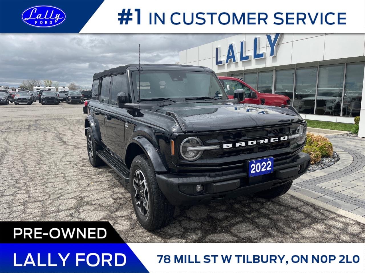 Used 2022 Ford Bronco Outer Banks One Owner, Local Trade, Mint!! for sale in Tilbury, ON