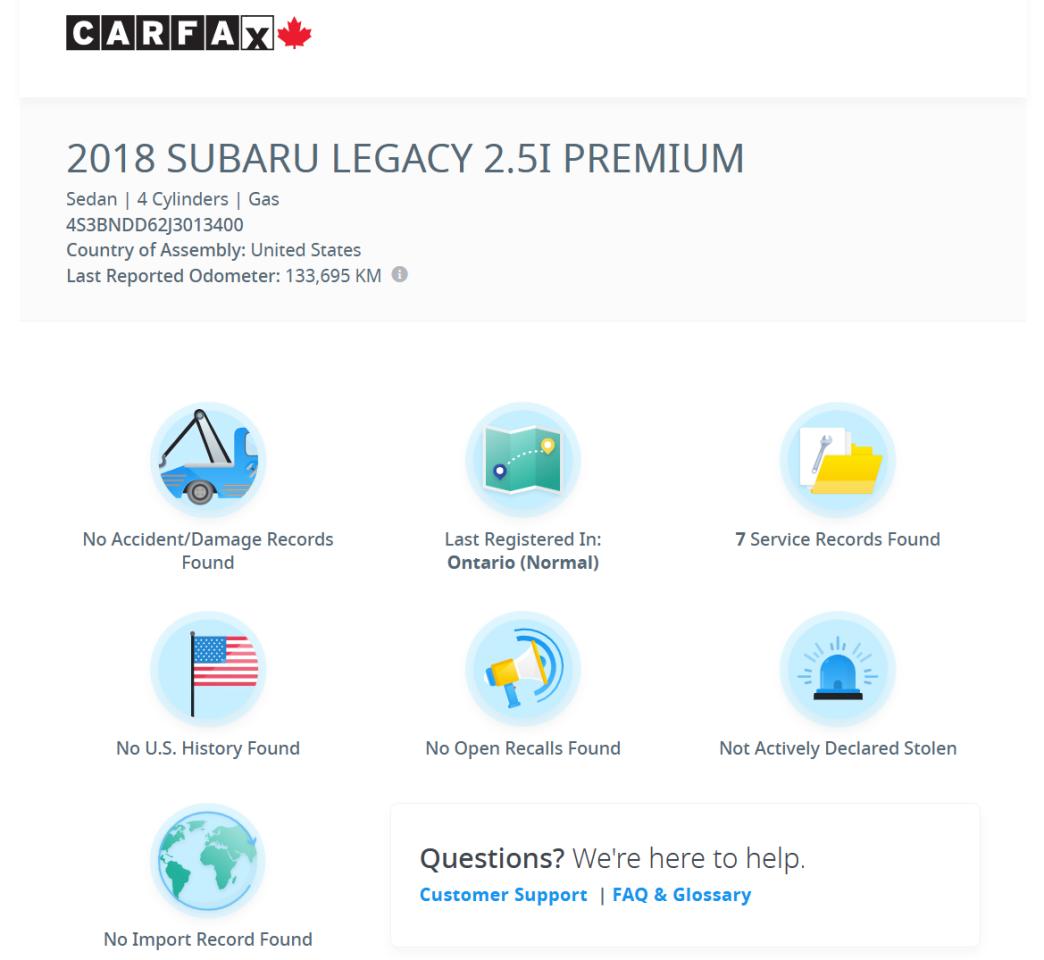 2018 Subaru Legacy 2.5i Touring+Roof+ApplePlay+CLEAN CARFAX - Photo #6