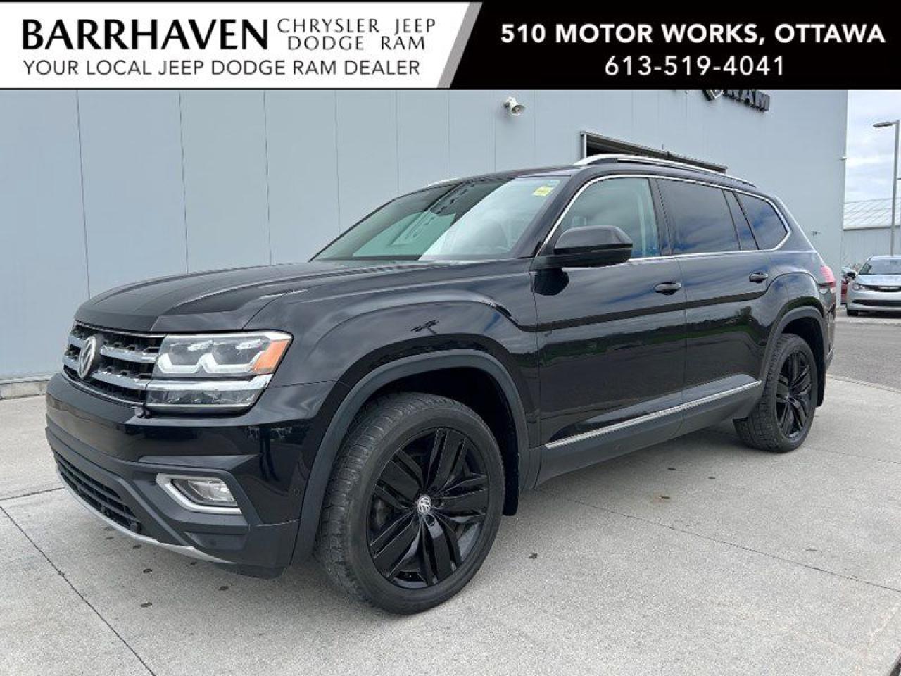 Used 2018 Volkswagen Atlas Execline 3.6 FSI 4MOTION | Black Beauty | Low KM's for sale in Ottawa, ON