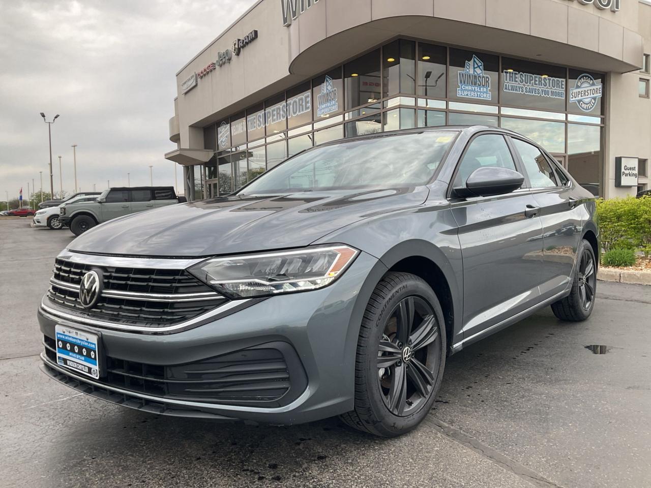 Used 2022 Volkswagen Jetta HTD SEATS / ADV SAFETY SYSTEMS / ANDROID+APPLEPLAY for sale in Windsor, ON