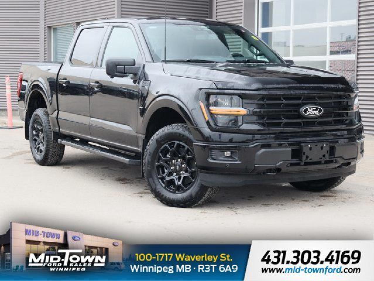 *2025 Ford F-150 XLT SuperCrew -- Turbocharged Power with Bold Utility*<br /><br />Get the job done in style with the *2025 Ford F-150 XLT SuperCrew*, powered by a high-performing *3.5L V6 EcoBoost engine* paired with an *electronic 10-speed automatic transmission*. Delivering confident capability and smooth power delivery, it achieves a fuel rating of *14.5 L/100km city, 9.8 highway, and 12.4 combined*---ideal for towing, hauling, and everyday driving.<br /><br />This XLT stands out with the striking *Black Appearance Package*, giving it a rugged, aggressive look with blacked-out exterior accents. The *360-degree camera* offers full visibility around the vehicle, making tight spots and trailer hookups easier than ever. The *Tow/Haul Package* ensures youre equipped for heavier loads, while the *power tailgate lock* adds extra convenience and security at the worksite or on the go.<br /><br />*Lane Keep Assist* enhances highway safety, keeping you centered and confident behind the wheel. Spacious, capable, and built for modern demands, the *2025 F-150 XLT SuperCrew* blends toughness, tech, and a bold aesthetic into one powerful package.