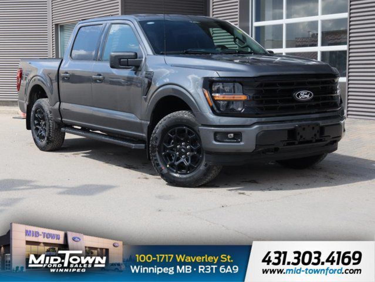 *2025 Ford F-150 XLT -- Smart Power and Everyday Practicality*<br /><br />The *2025 Ford F-150 XLT* is built to deliver strength, safety, and modern comfort, powered by a capable *2.7L EcoBoost engine* paired with a responsive *10-speed automatic transmission*. With fuel efficiency rated at *13.1 L/100km city, 10.2 highway, and 11.8 combined*, it strikes a smart balance between performance and economy for both work and daily driving.<br /><br />Inside, the cabin is equipped with a large, intuitive *12 touchscreen*, offering easy access to infotainment, navigation, and vehicle controls. *Dual-zone climate control* ensures personalized comfort for both driver and passenger, while *front seat-mounted airbags* add an extra layer of protection.<br /><br />Towing is made easy with the factory-installed *Class IV trailer hitch*, giving you the strength and reliability needed for hauling trailers, boats, or gear with confidence.<br /><br />Designed with capability, comfort, and safety in mind, the *2025 F-150 XLT* is a dependable and well-equipped truck ready for any challenge.