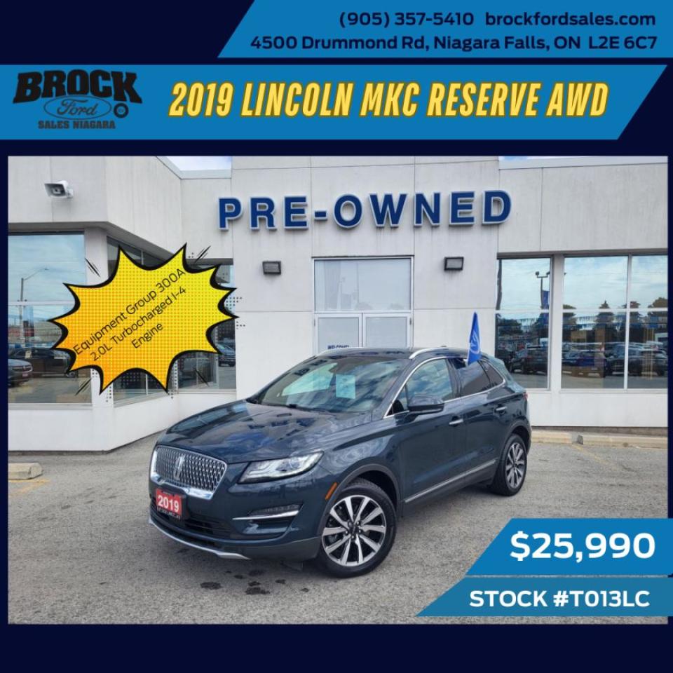 Used 2019 Lincoln MKC AWD RESERVE for sale in Niagara Falls, ON