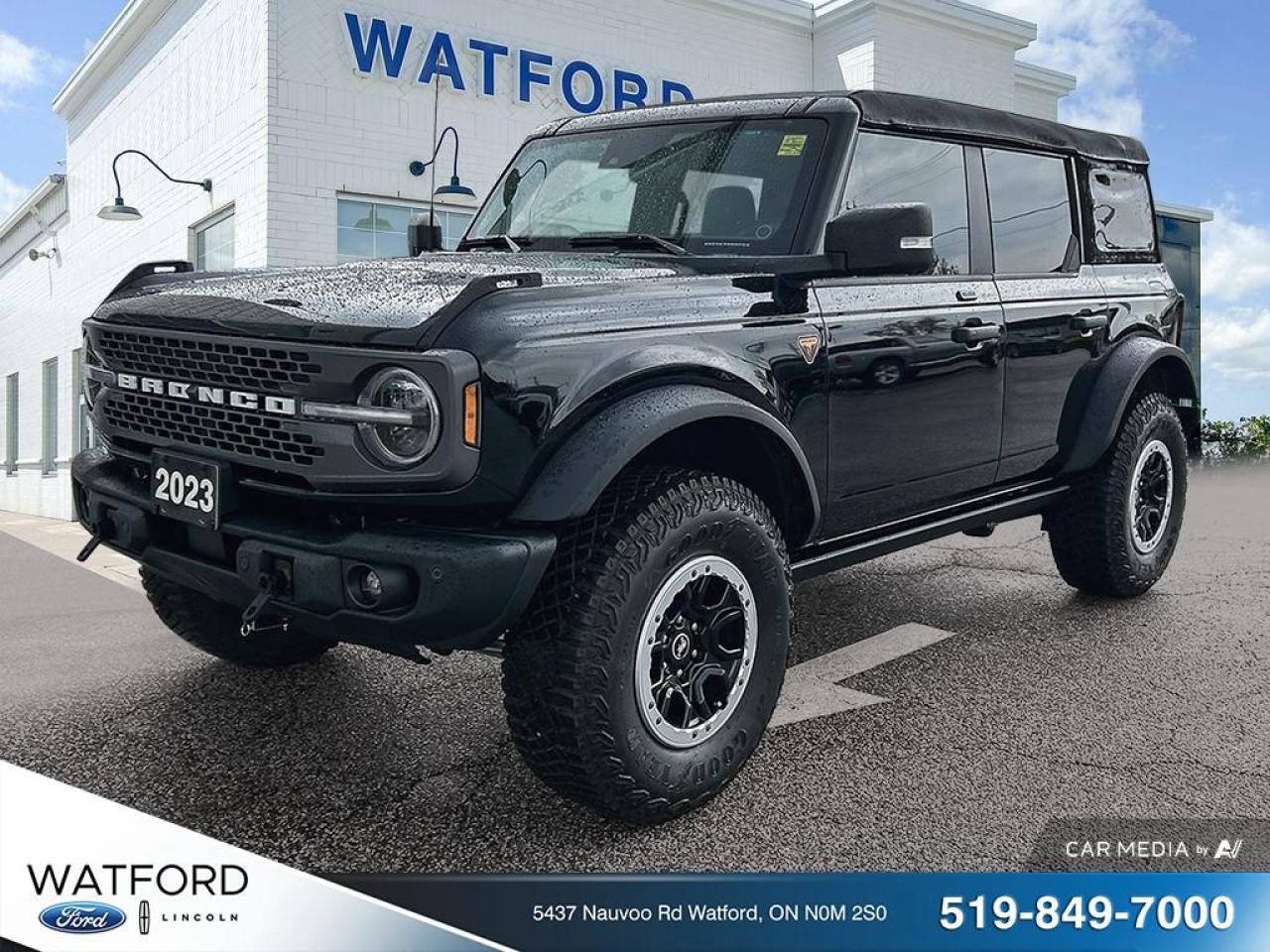 Used 2023 Ford Bronco BADLANDS 4 DOOR ADVANCED 4X4 for sale in Watford, ON