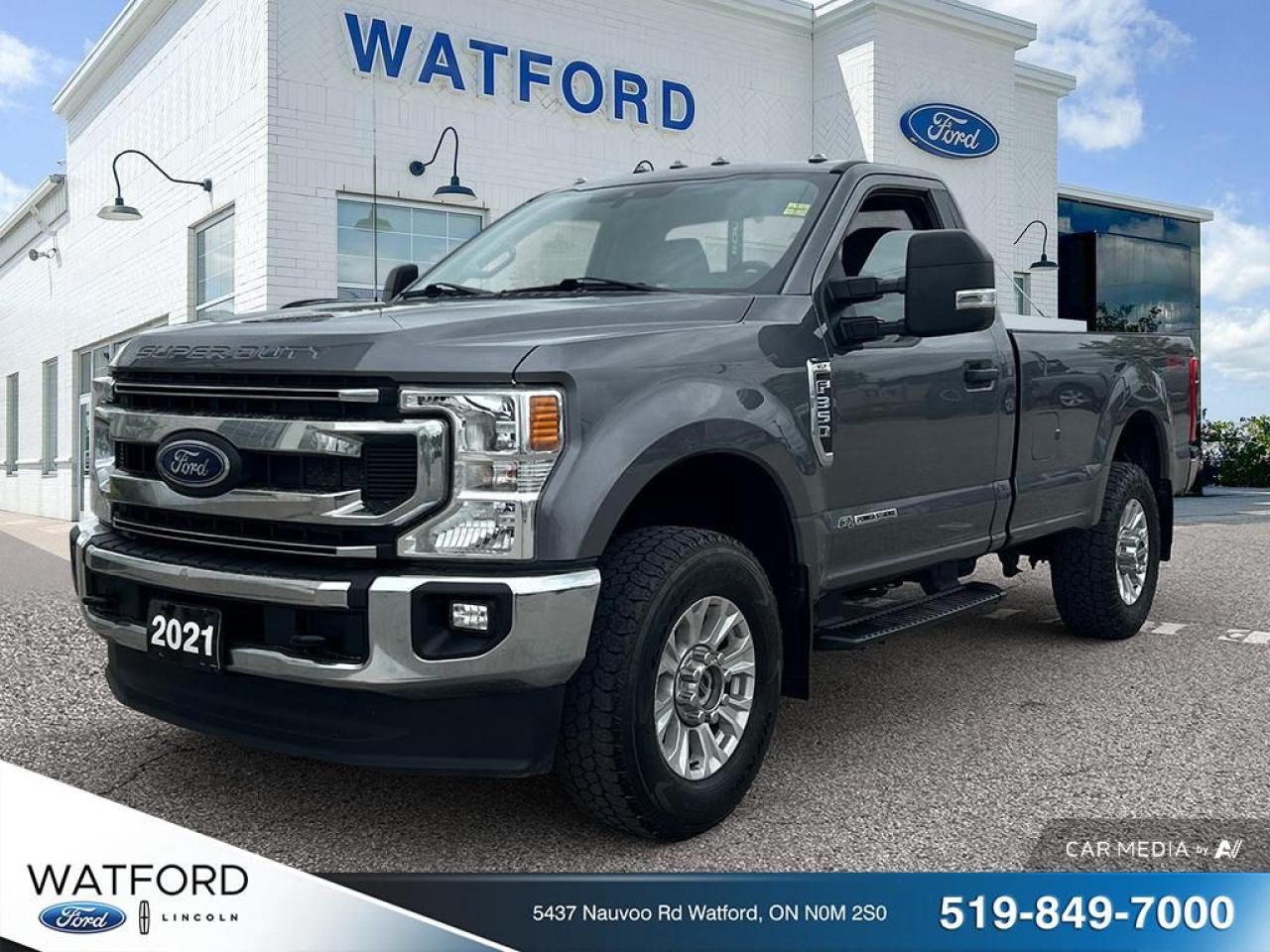 Used 2021 Ford F-350 Super Duty SRW XLT 4WD REG CAB 8' BOX for sale in Watford, ON