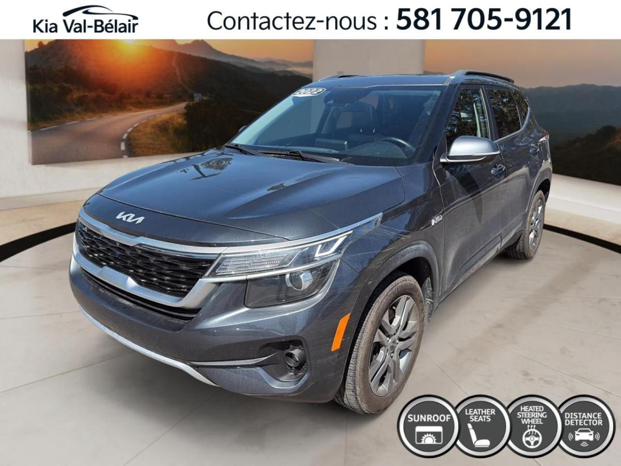 Used 2022 Kia Seltos EX * AWD * CUIR * TOIT * CARPLAY * CAMÉRA * CRUISE for sale in Québec, QC
