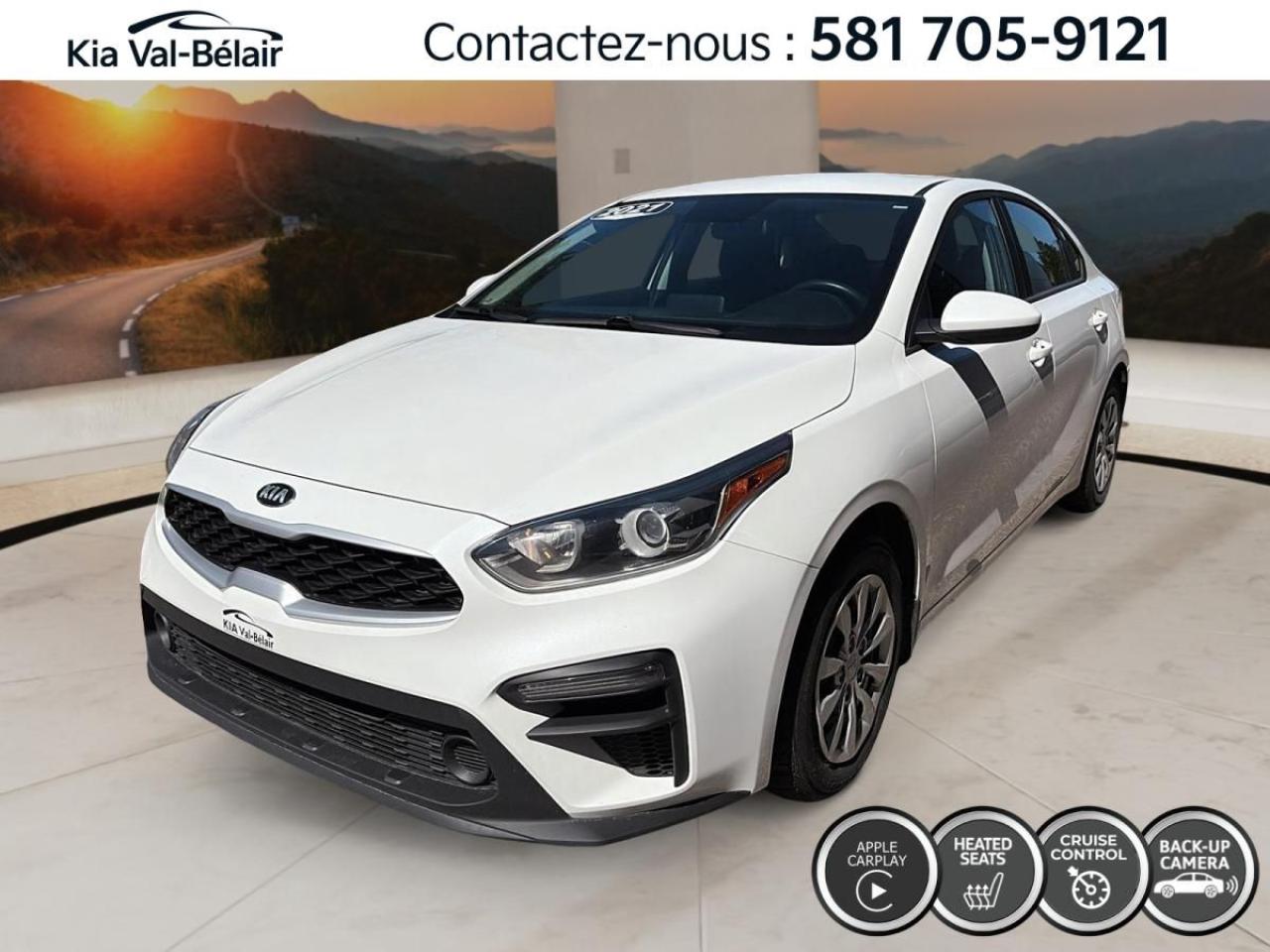 Used 2021 Kia Forte LX * CAMÉRA * CARPLAY * CRUISE * SIÈGES CHAUFFANTS for sale in Québec, QC