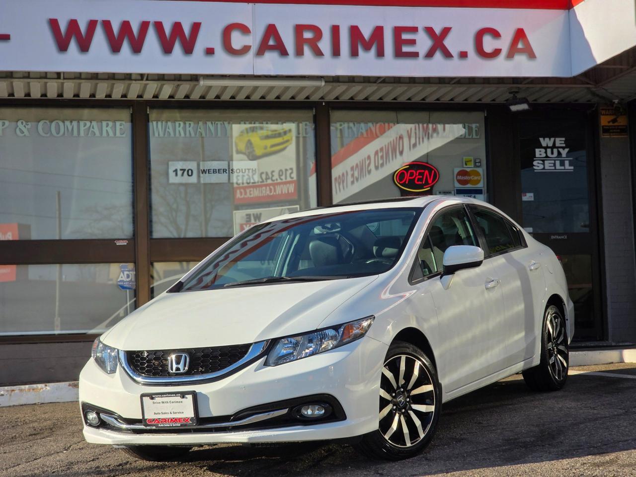 Used 2015 Honda Civic Touring Navi | Leather | Sunroof | Backup Camera | LaneWatch for sale in Waterloo, ON