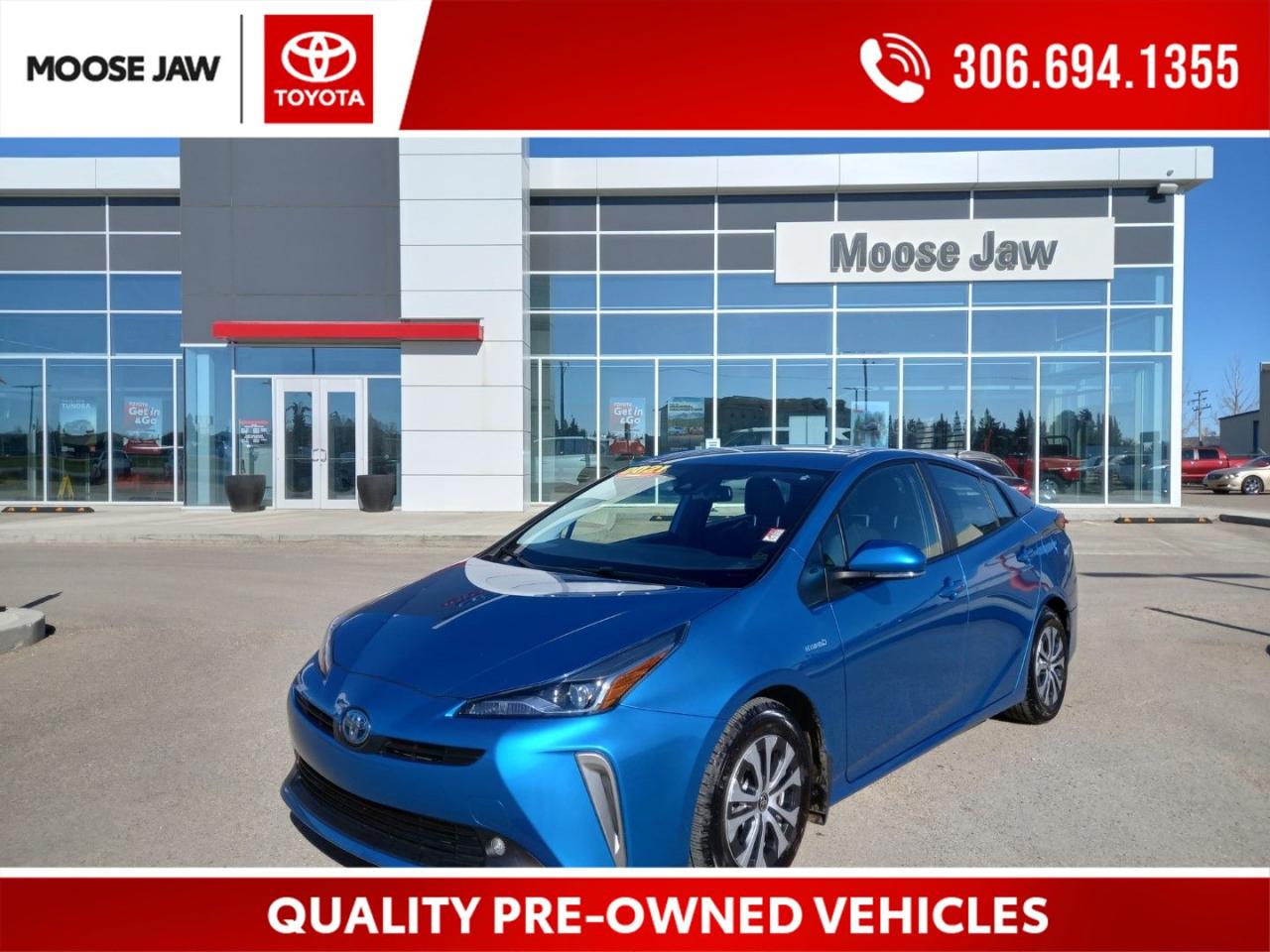 Used 2021 Toyota Prius Technology LOCAL TRADE, ONLY 28,520 KMS, ALL WHEEL DRIVE, TECHNOLOGY PKG, REMOTE STARTER, HEATED SEATS, HEATED WHEEL, APPLE CARLPLAY, WIRELESS CHARGING, ADAPTIVE CRUISE, LANE KEEPING ASSIST, 15