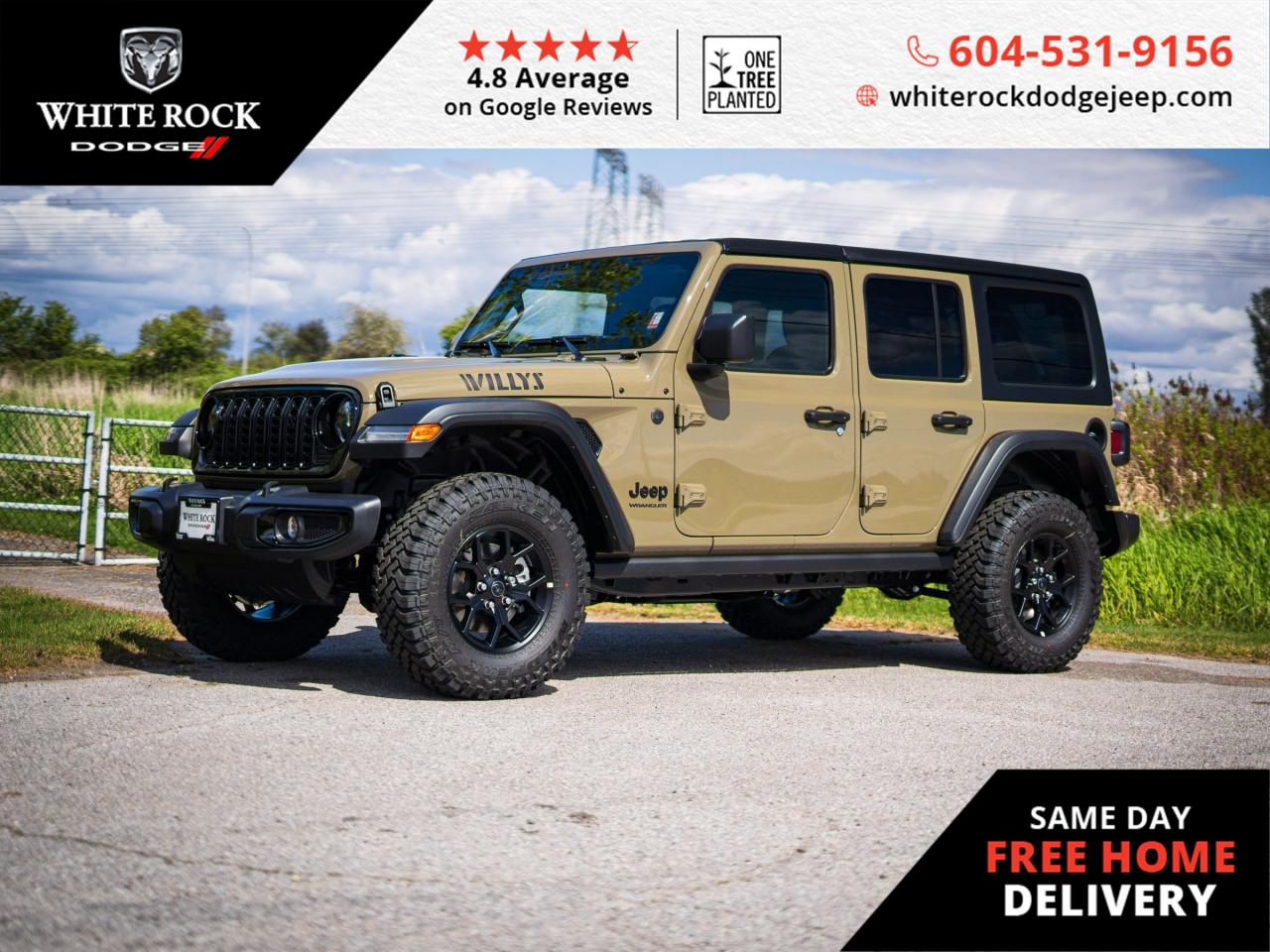 New 2025 Jeep Wrangler SPORT for sale in Surrey, BC