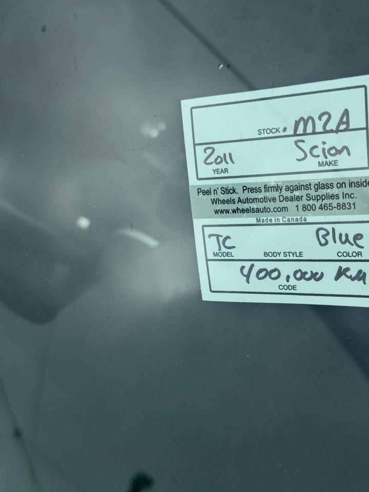 2011 Scion tC TOYOTA ENGINE, RELIABLE, GREAT ON FUEL, AS IS - Photo #17