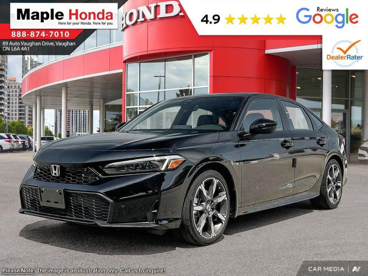 New 2025 Honda Civic Hybrid 4DR ECVT SPORT TOURI for sale in Vaughan, ON