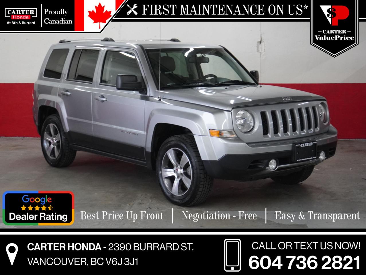 Used 2016 Jeep Patriot 4WD 4dr High Altitude for sale in Vancouver, BC